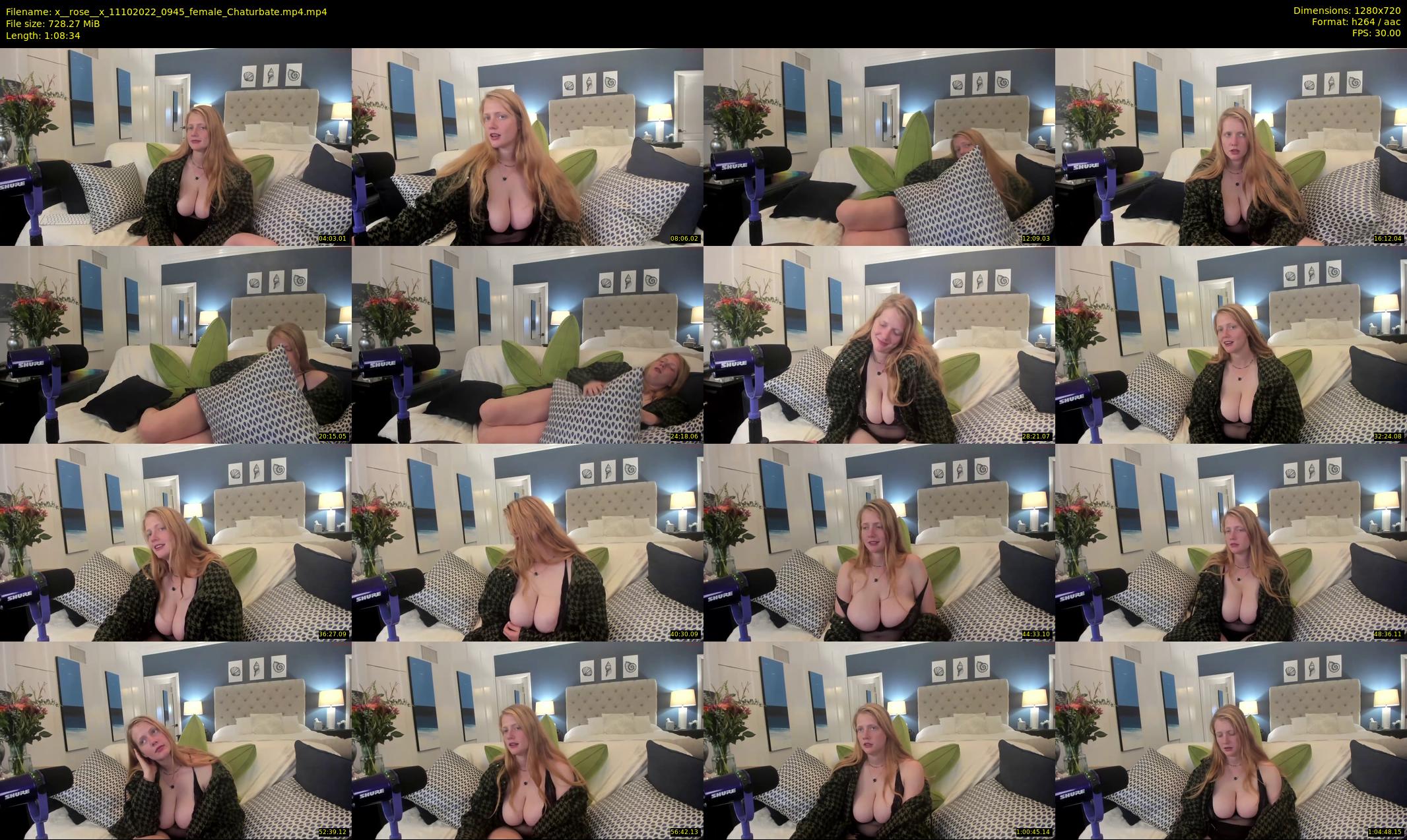 x__rose__x — 69 minute Chaturbate female cam show recording, 720p, Oct 11, 2022