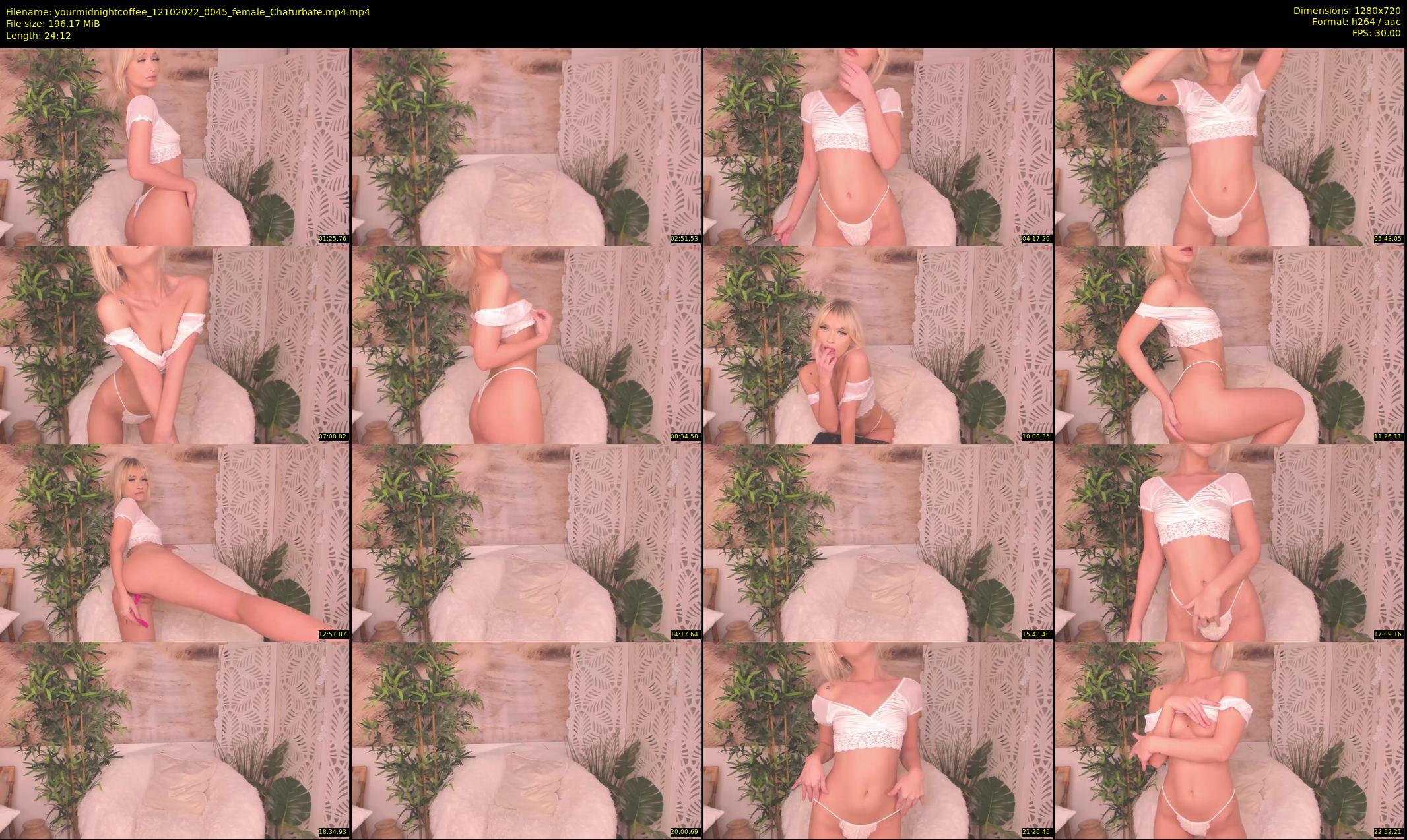 yourmidnightcoffee — 25 minute Chaturbate female cam show recording, 720p, Oct 12, 2022
