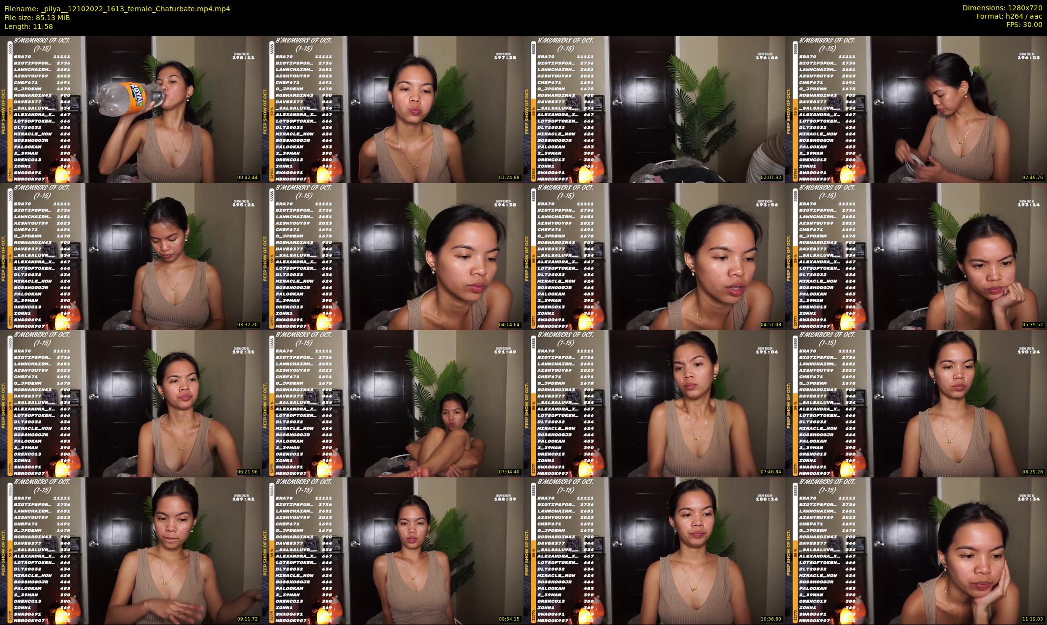 _pilya_ — 12 minute Chaturbate female cam show recording, 720p, Oct 12, 2022