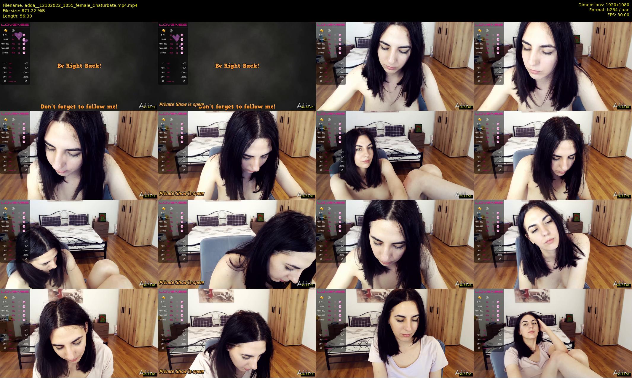 adda_ — 57 minute Chaturbate female cam show recording, 1080p, Oct 12, 2022