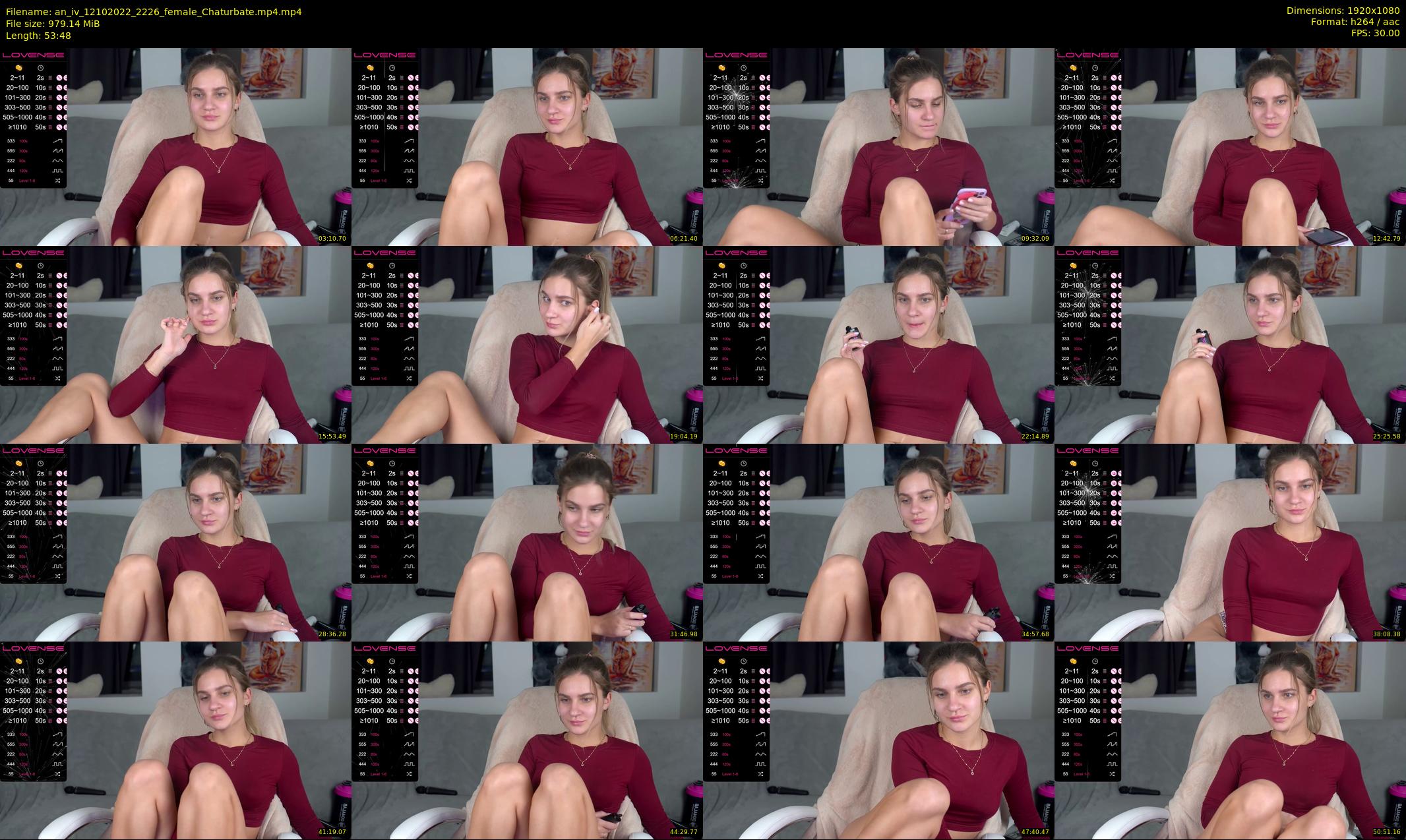 an_iv — 54 minute Chaturbate female cam show recording, 1080p, Oct 12, 2022