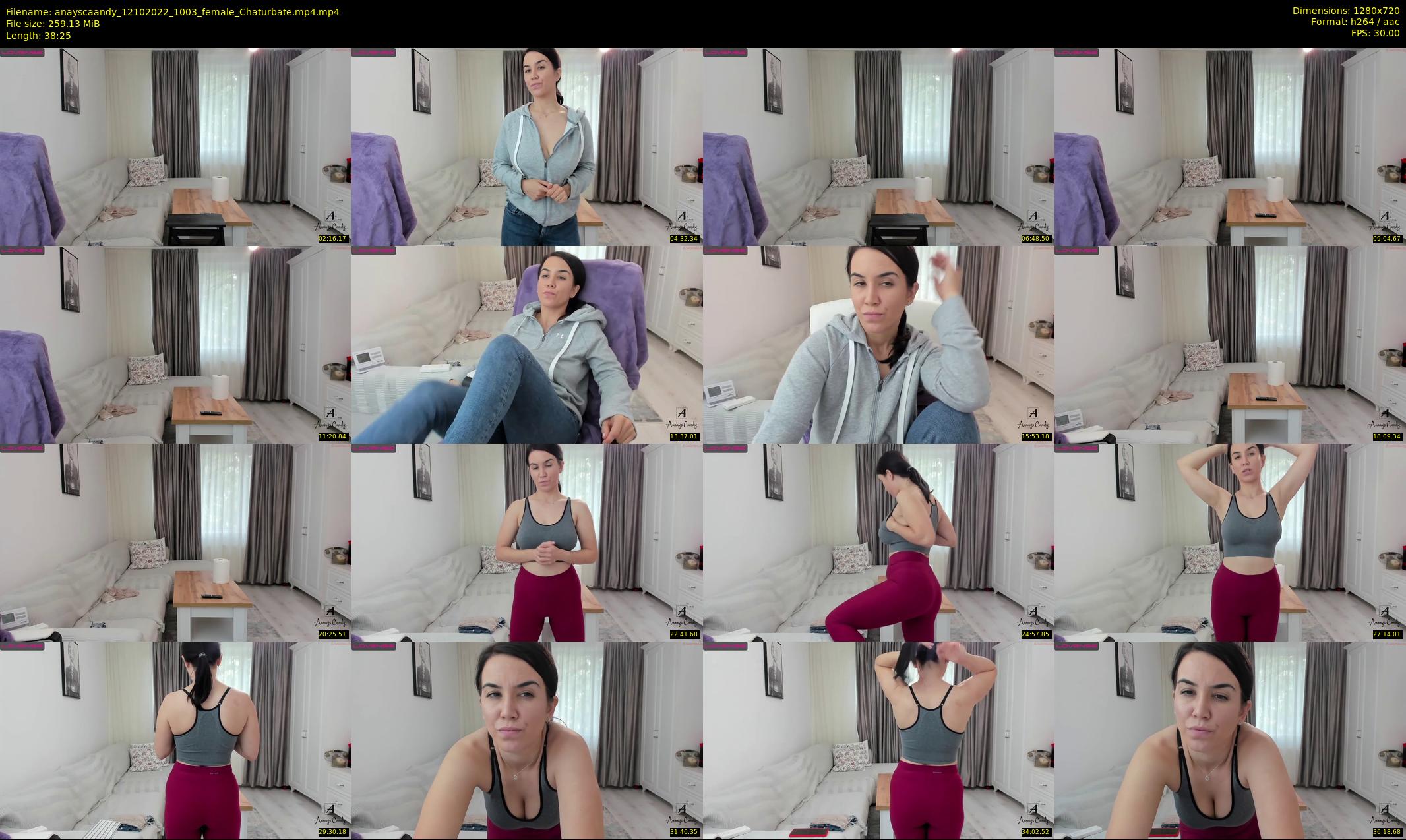 anayscaandy — 39 minute Chaturbate female cam show recording, 720p, Oct 12, 2022