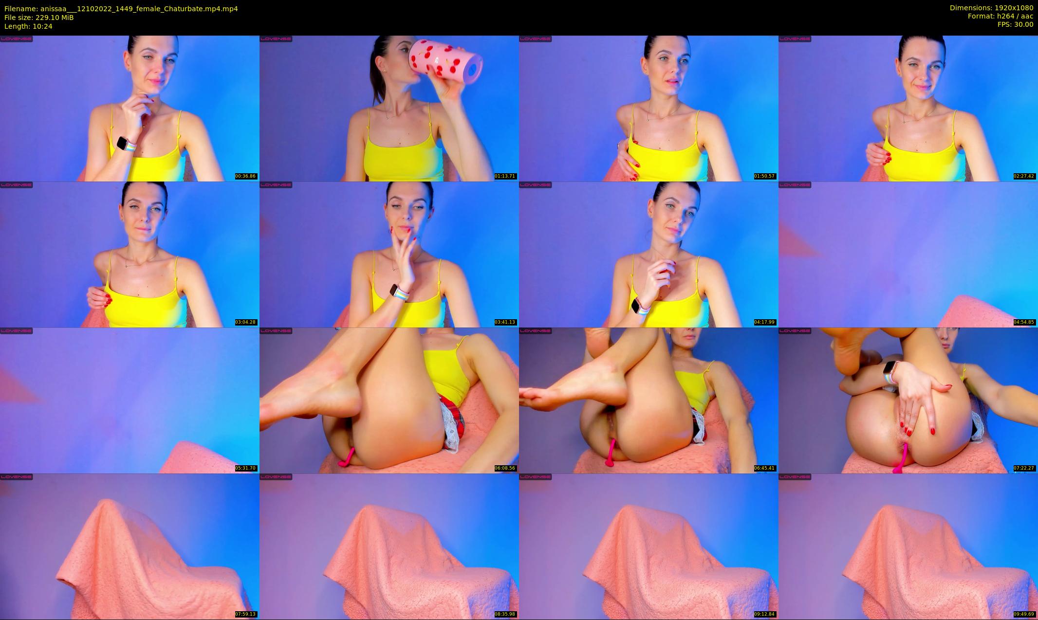 anissaa__ — 11 minute Chaturbate female cam show recording, 1080p, Oct 12, 2022