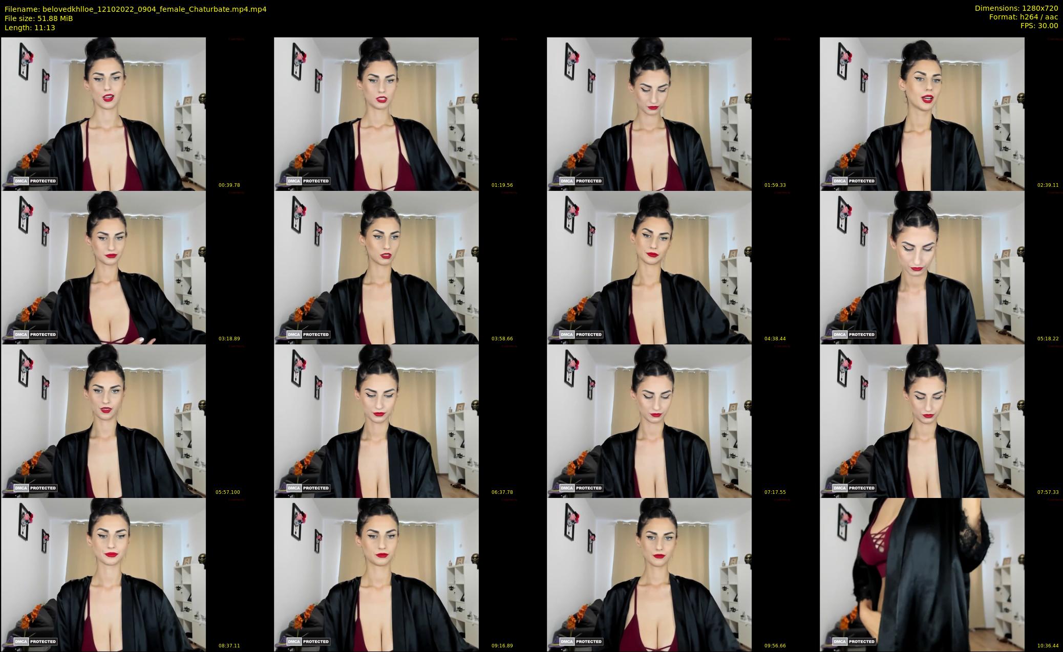 belovedkhlloe — 12 minute Chaturbate female cam show recording, 720p, Oct 12, 2022