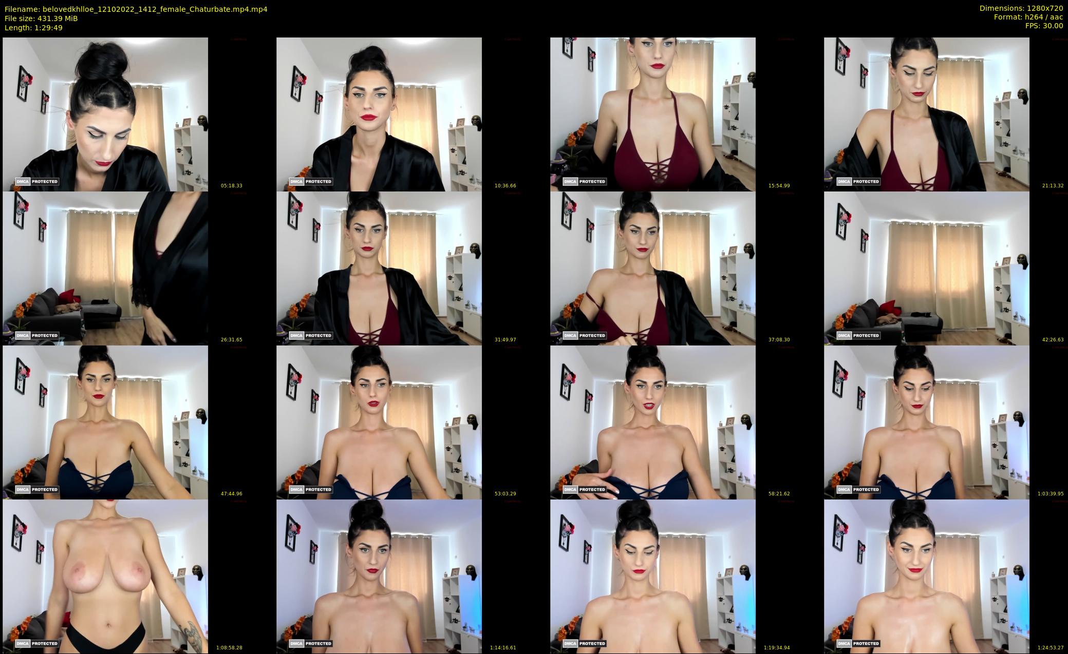 belovedkhlloe — 90 minute Chaturbate female cam show recording, 720p, Oct 12, 2022