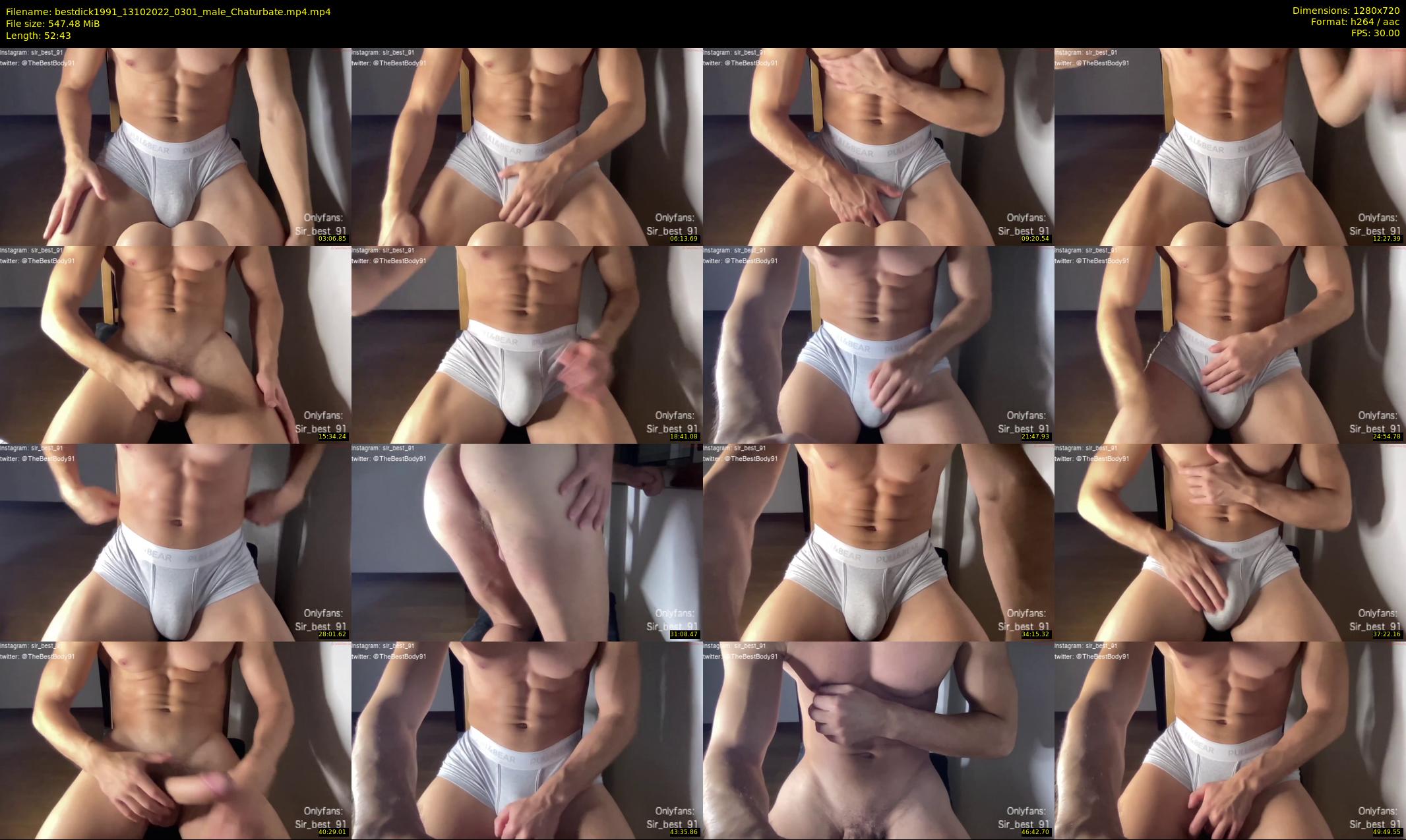 bestdick1991 — 53 minute Chaturbate male cam show recording, 720p, Oct 13, 2022