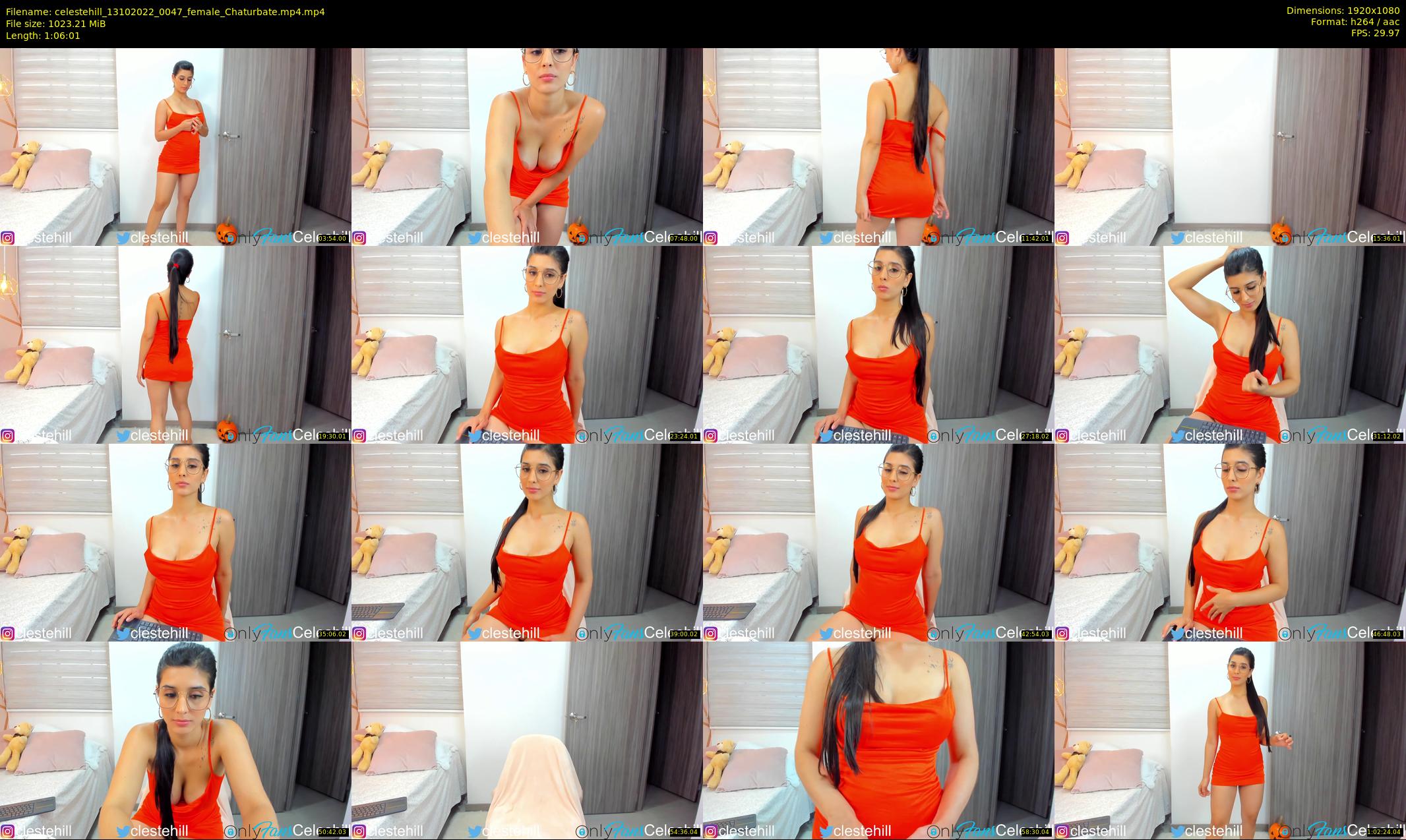 celestehill — 67 minute Chaturbate female cam show recording, 1080p, Oct 13, 2022