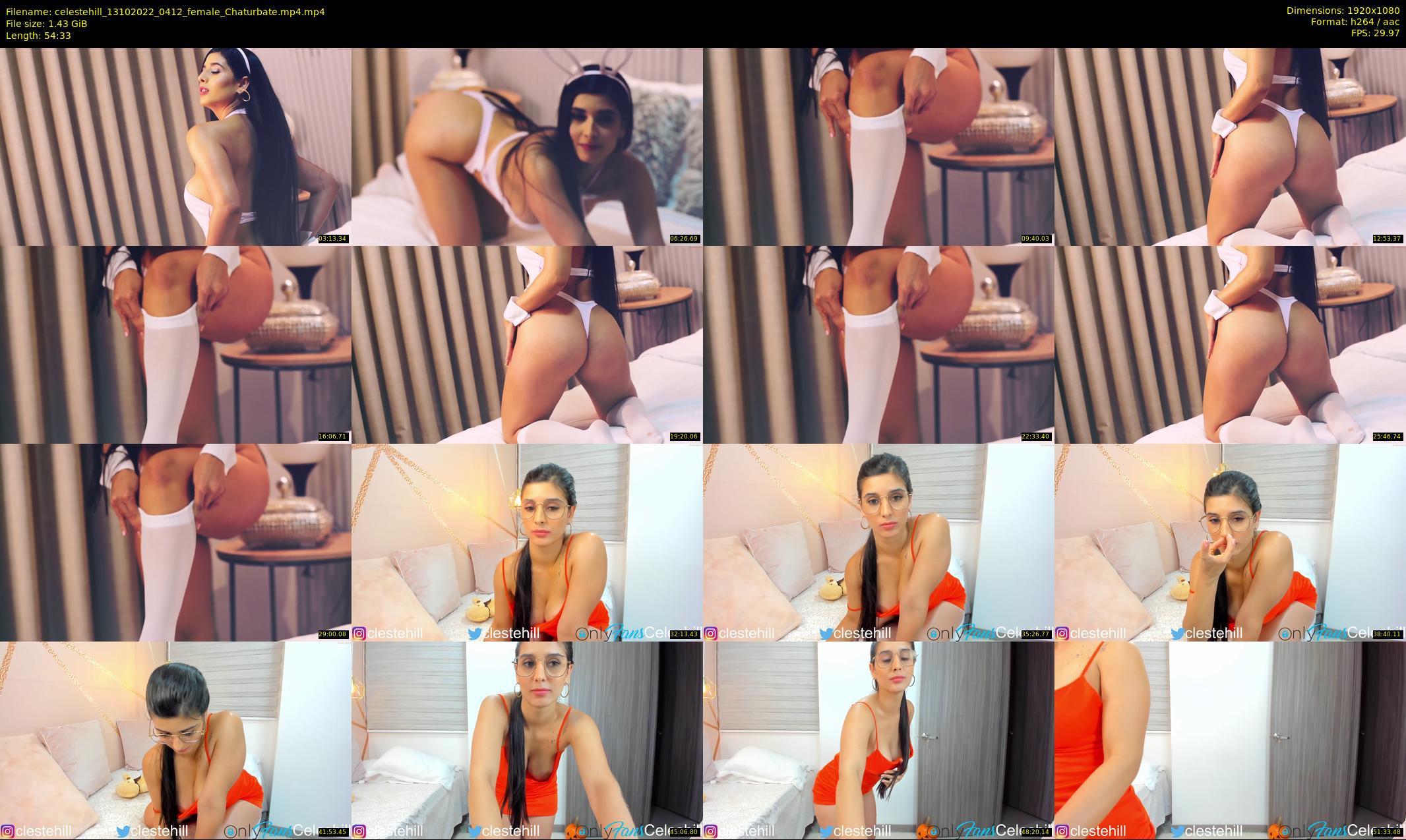 celestehill — 55 minute Chaturbate female cam show recording, 1080p, Oct 13, 2022