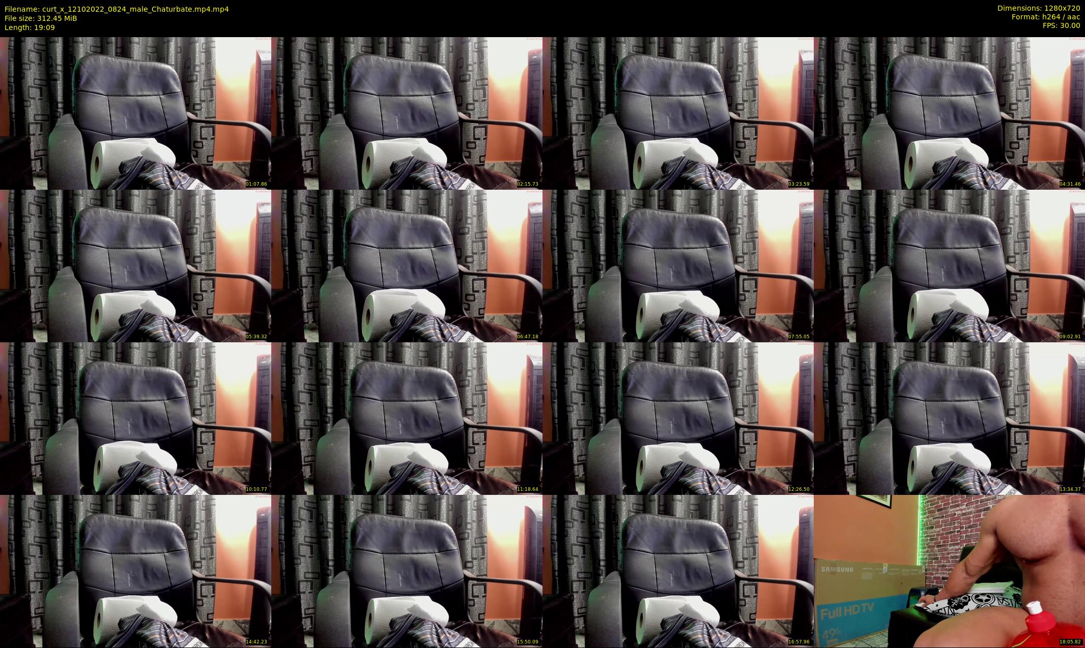 curt_x — 20 minute Chaturbate male cam show recording, 720p, Oct 12, 2022