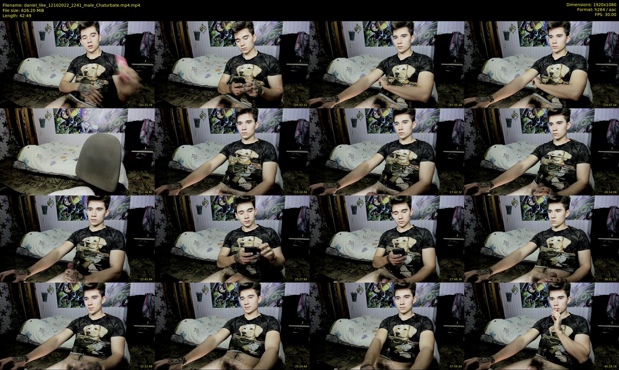 daniel_like — 43 minute Chaturbate male cam show recording, 1080p, Oct 12, 2022
