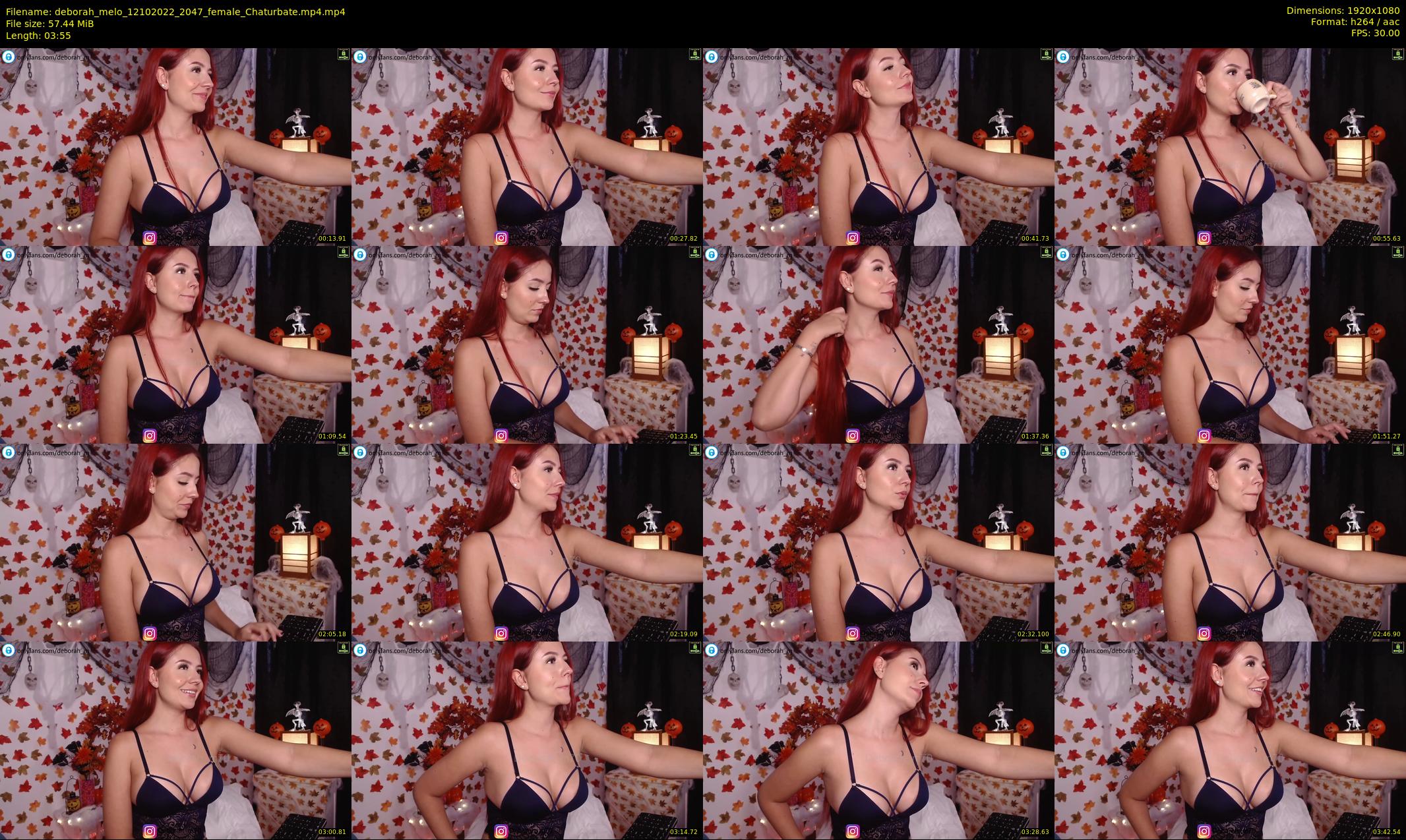 deborah_melo — 4 minute Chaturbate female cam show recording, 1080p, Oct 12, 2022