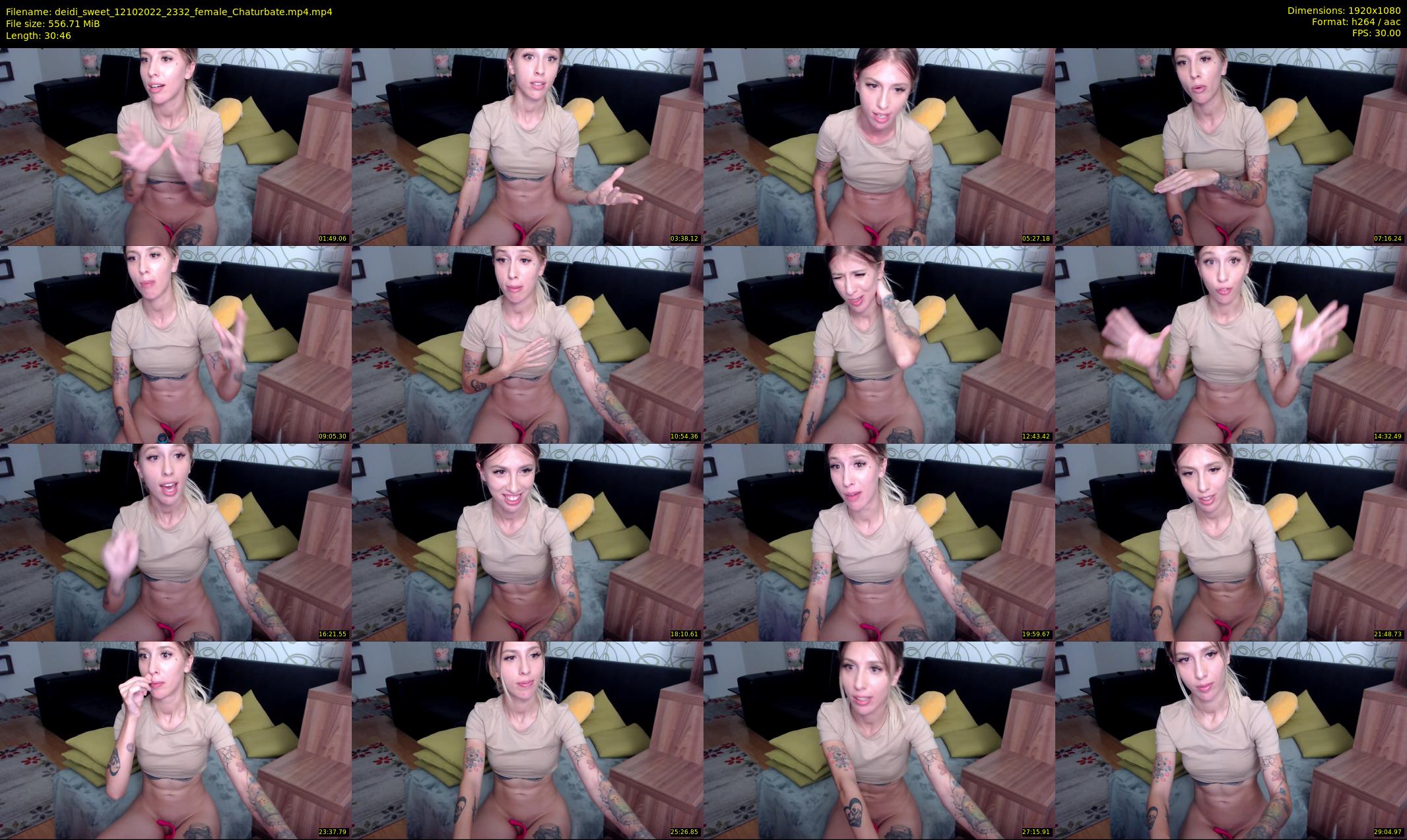 deidi_sweet — 31 minute Chaturbate female cam show recording, 1080p, Oct 12, 2022