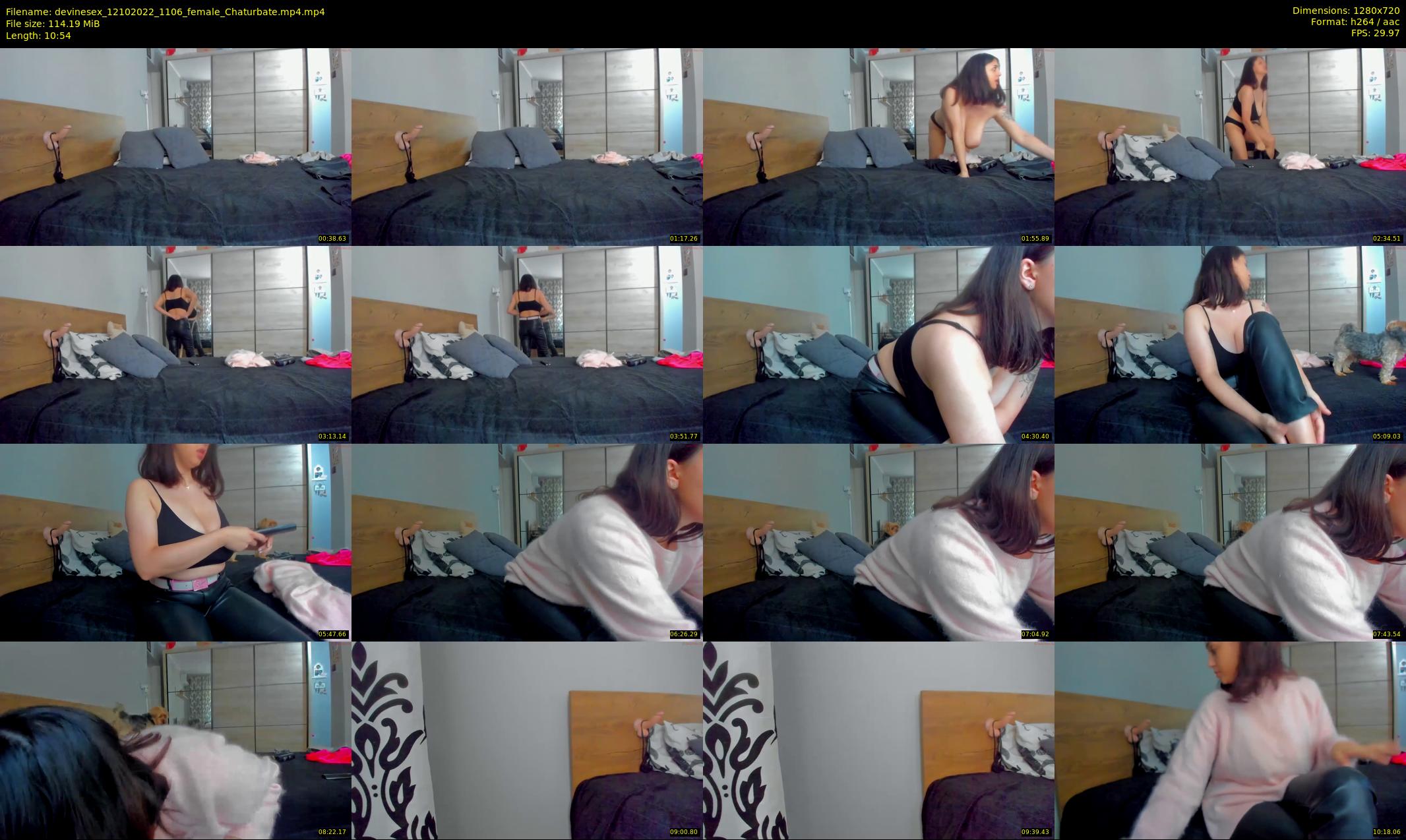 devinesex — 11 minute Chaturbate female cam show recording, 720p, Oct 12, 2022