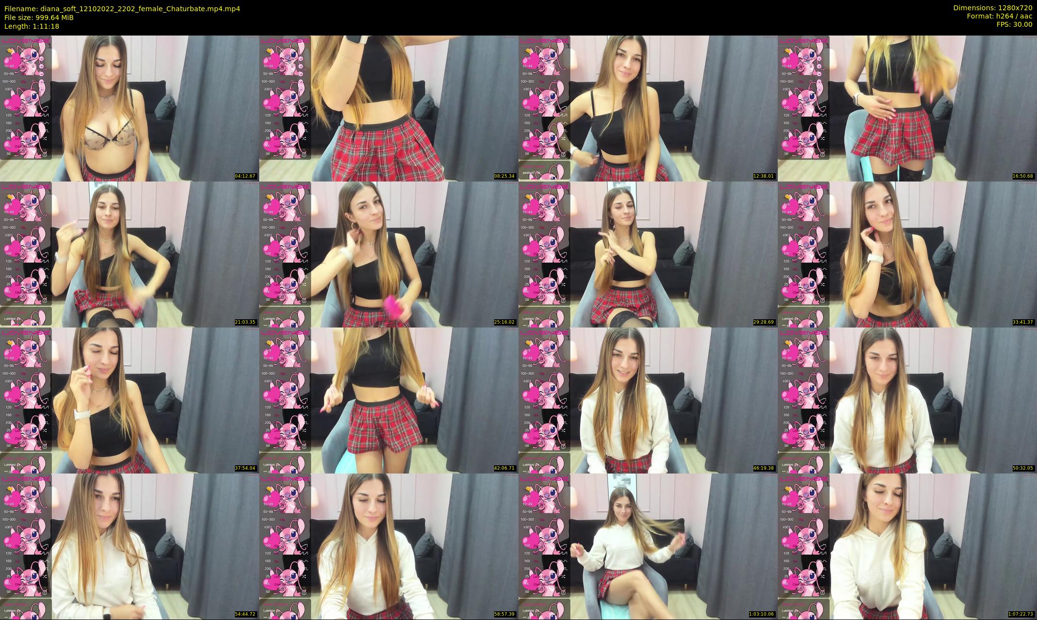 diana_soft — 72 minute Chaturbate female cam show recording, 720p, Oct 12, 2022