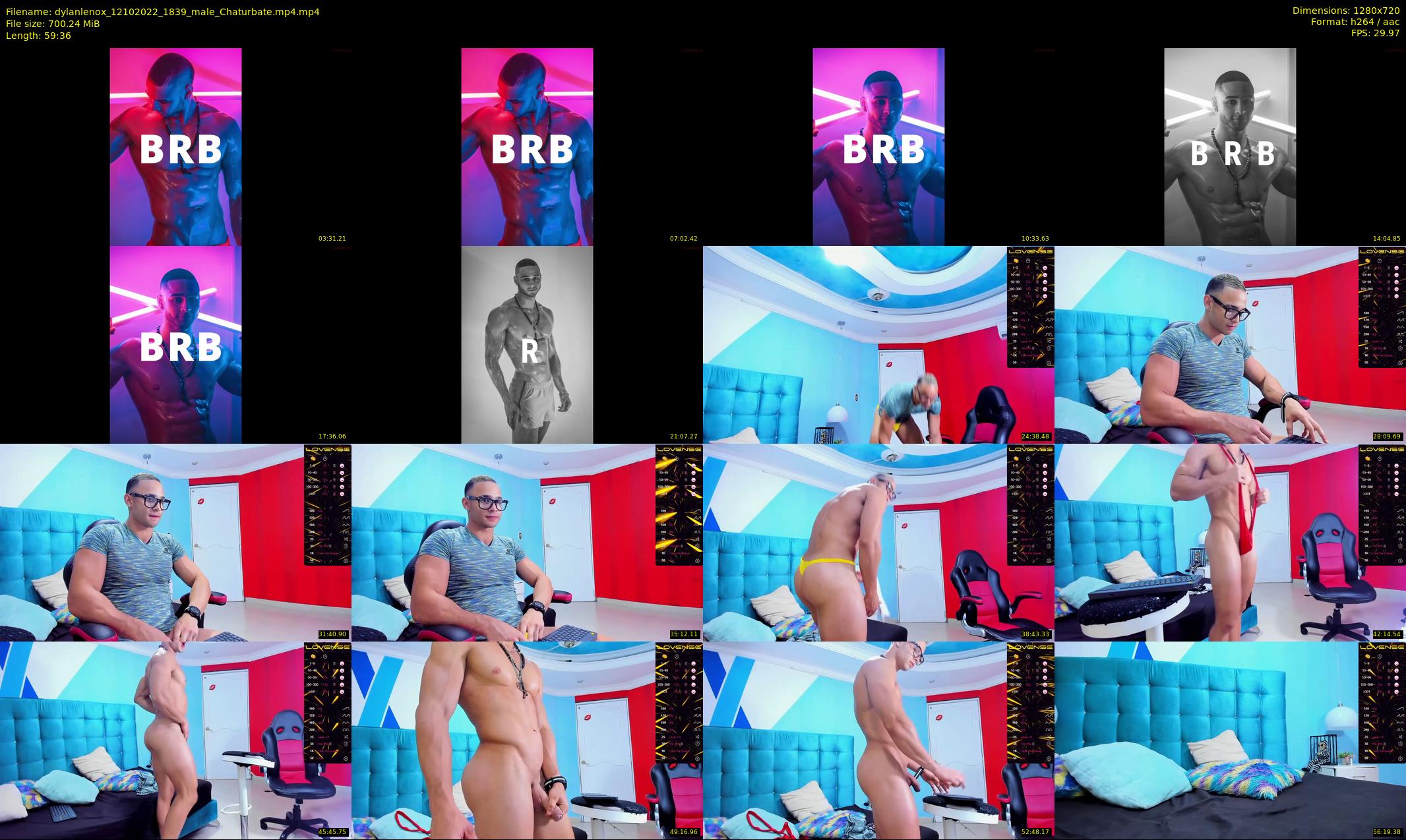 dylanlenox — 60 minute Chaturbate male cam show recording, 720p, Oct 12, 2022