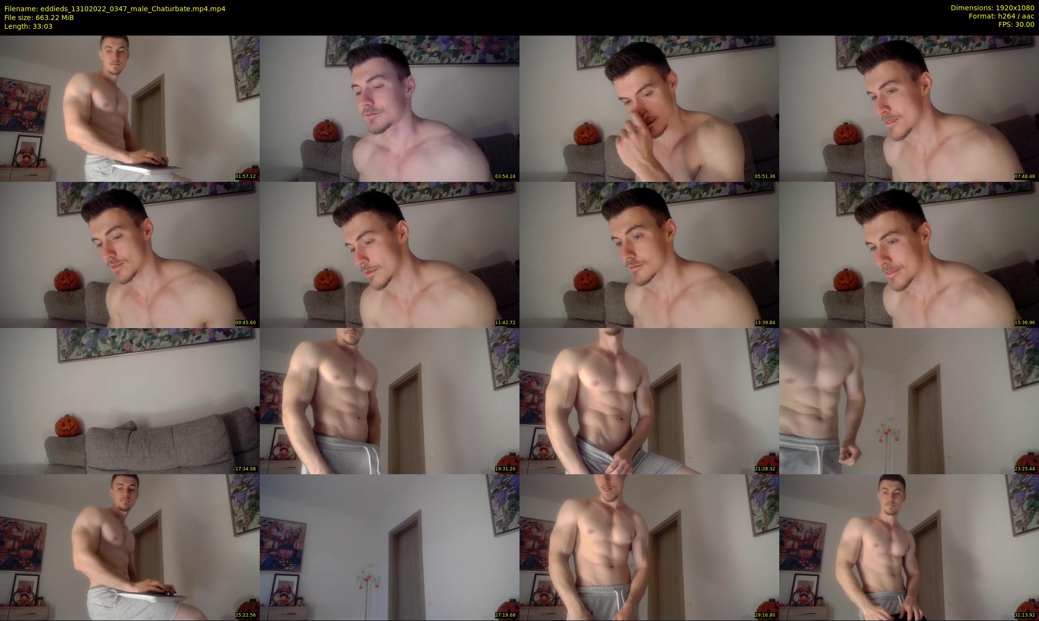 eddieds — 34 minute Chaturbate male cam show recording, 1080p, Oct 13, 2022