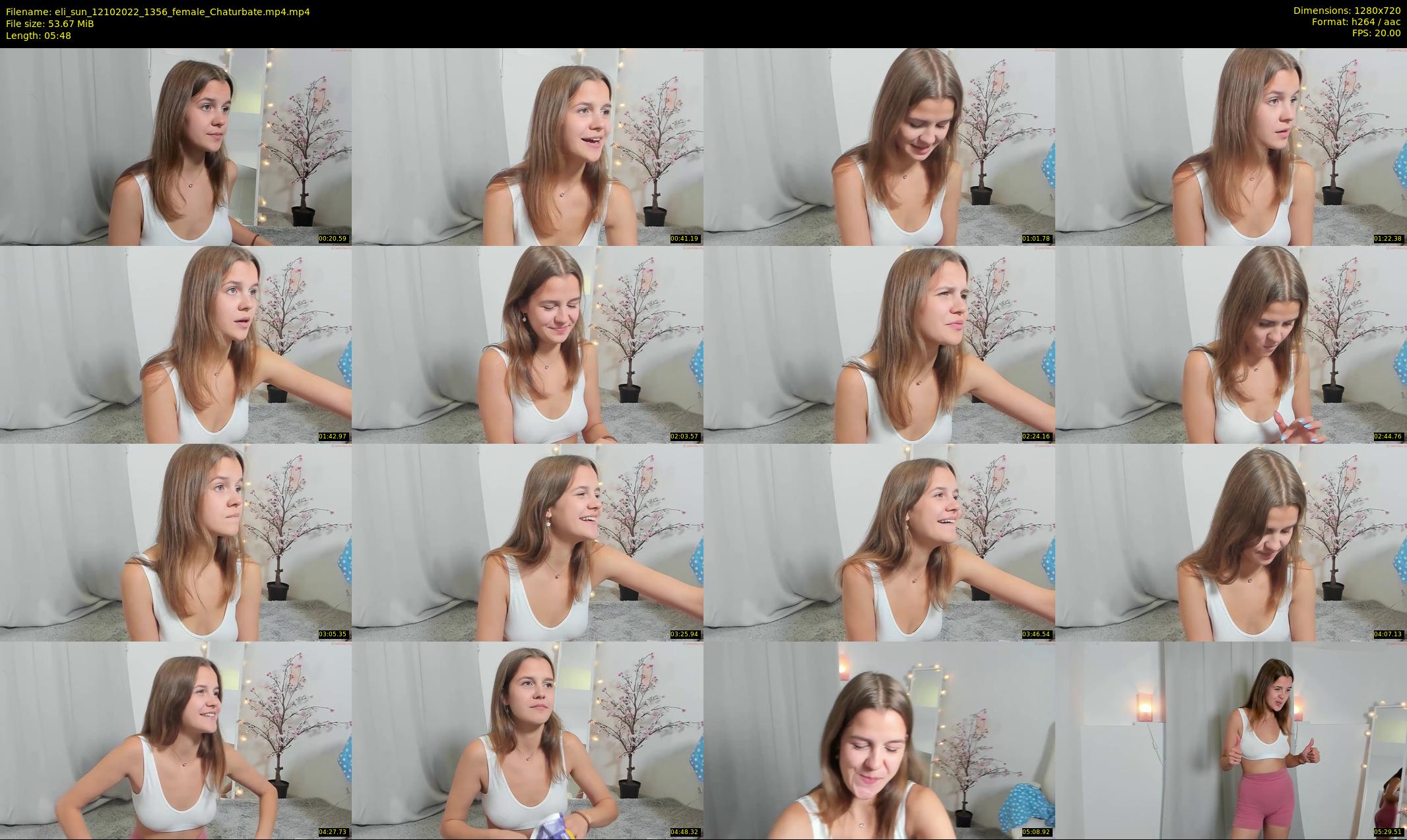 eli_sun — 6 minute Chaturbate female cam show recording, 720p, Oct 12, 2022