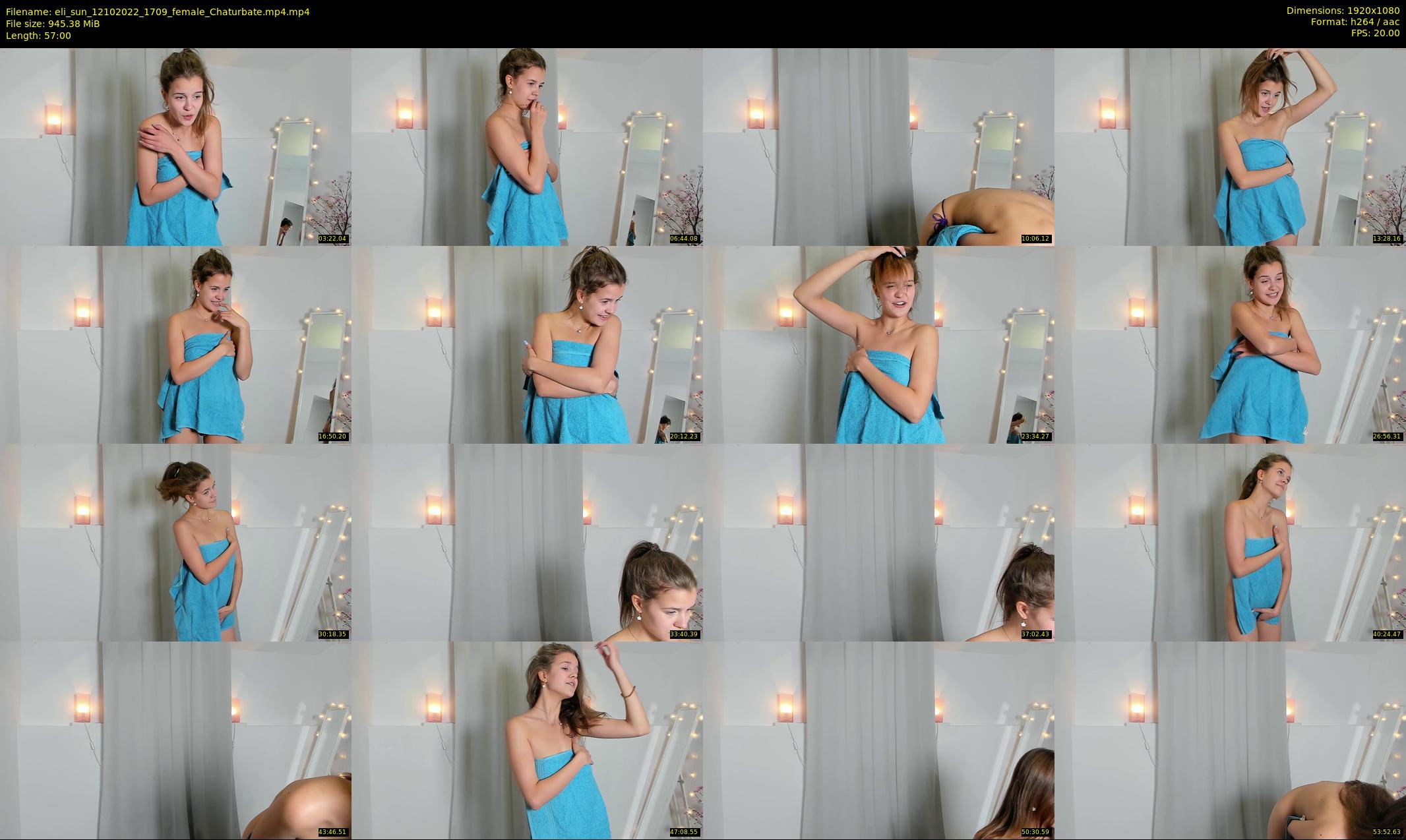 eli_sun — 57 minute Chaturbate female cam show recording, 1080p, Oct 12, 2022