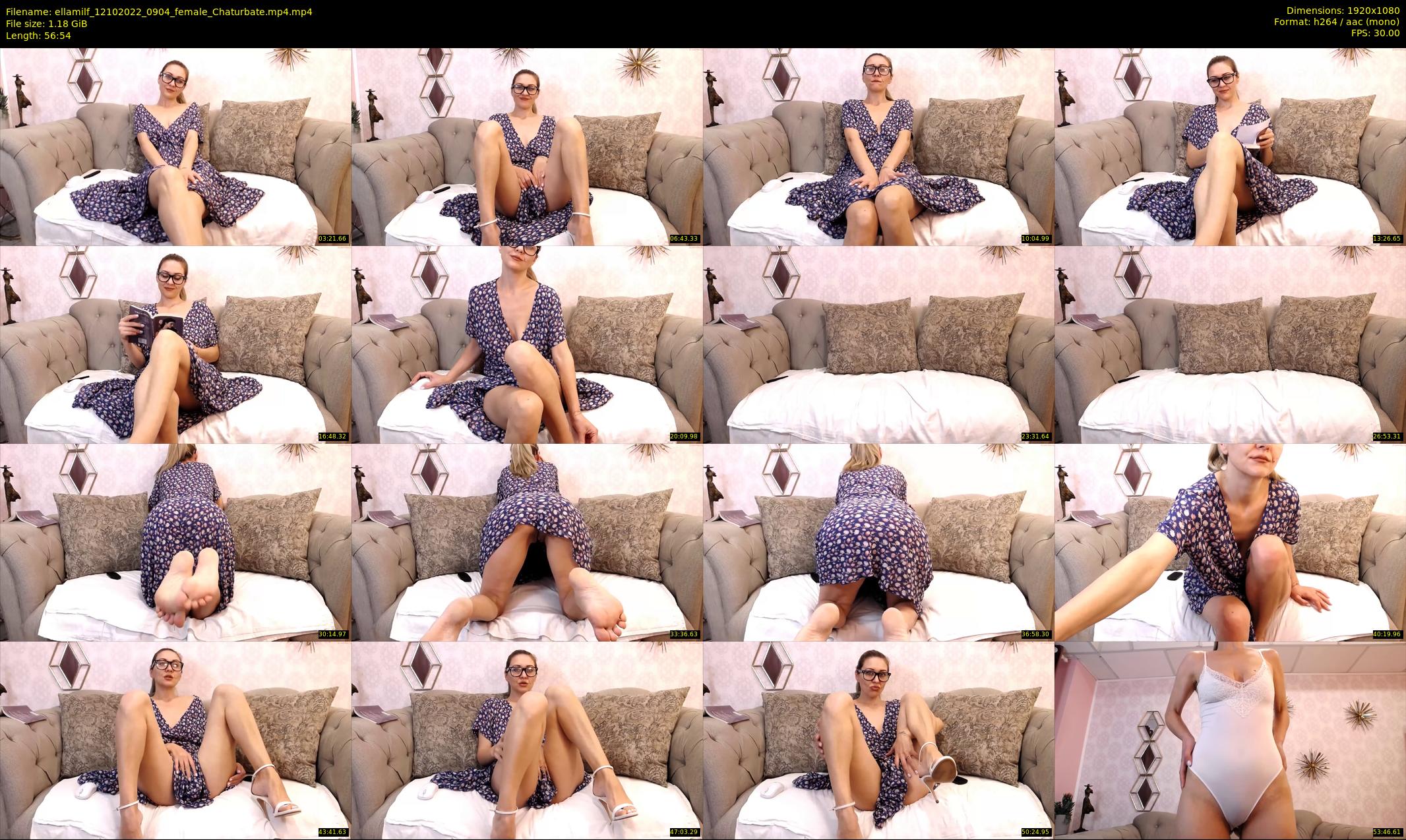 ellamilf — 57 minute Chaturbate female cam show recording, 1080p, Oct 12, 2022