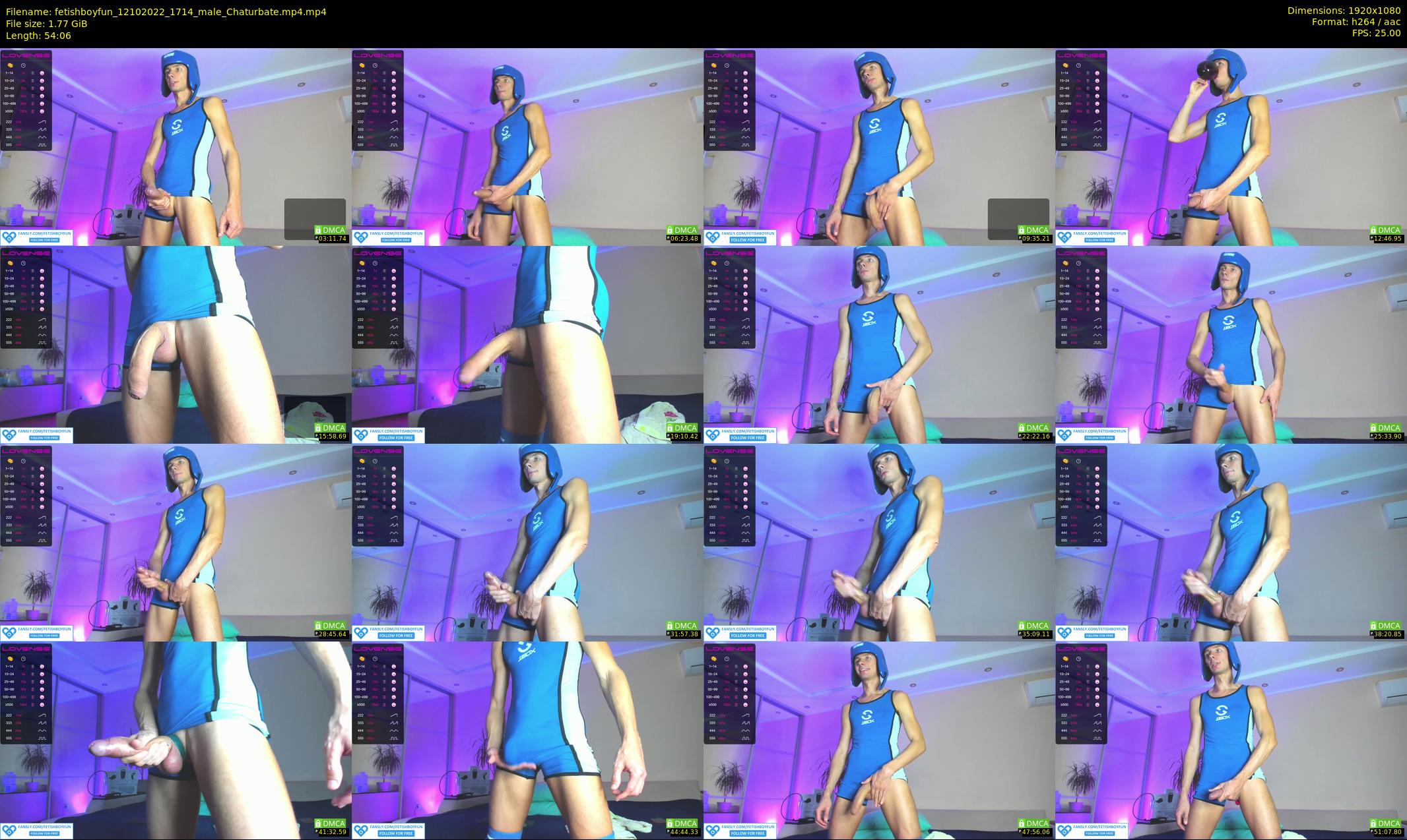 fetishboyfun — 55 minute Chaturbate male cam show recording, 1080p, Oct 12, 2022