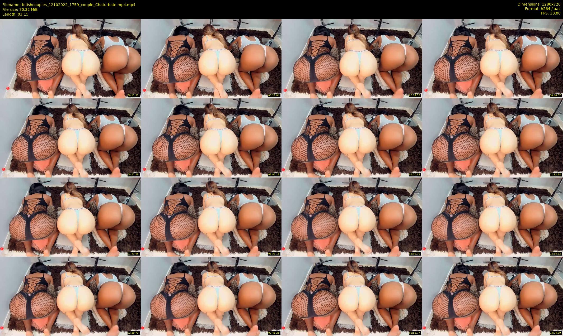 fetishcouples — 4 minute Chaturbate couple cam show recording, 720p, Oct 12, 2022