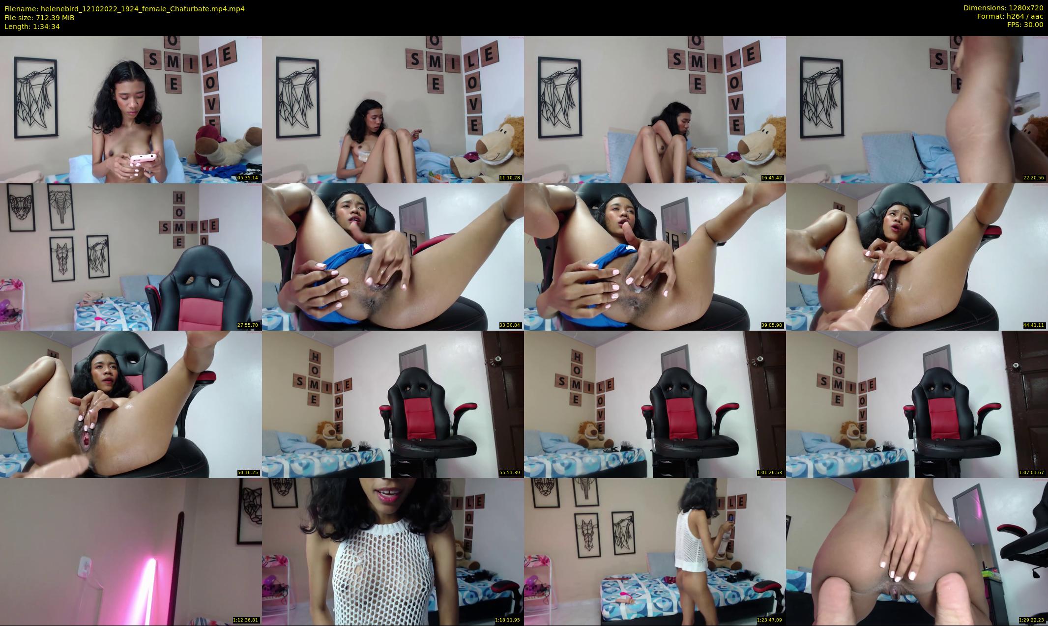 helenebird — 95 minute Chaturbate female cam show recording, 720p, Oct 12, 2022