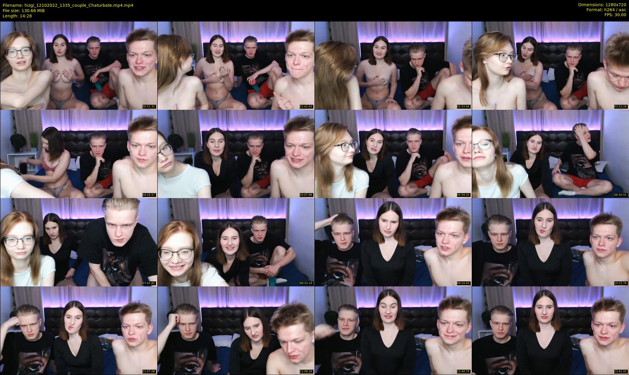 hizgi — 15 minute Chaturbate couple cam show recording, 720p, Oct 12, 2022