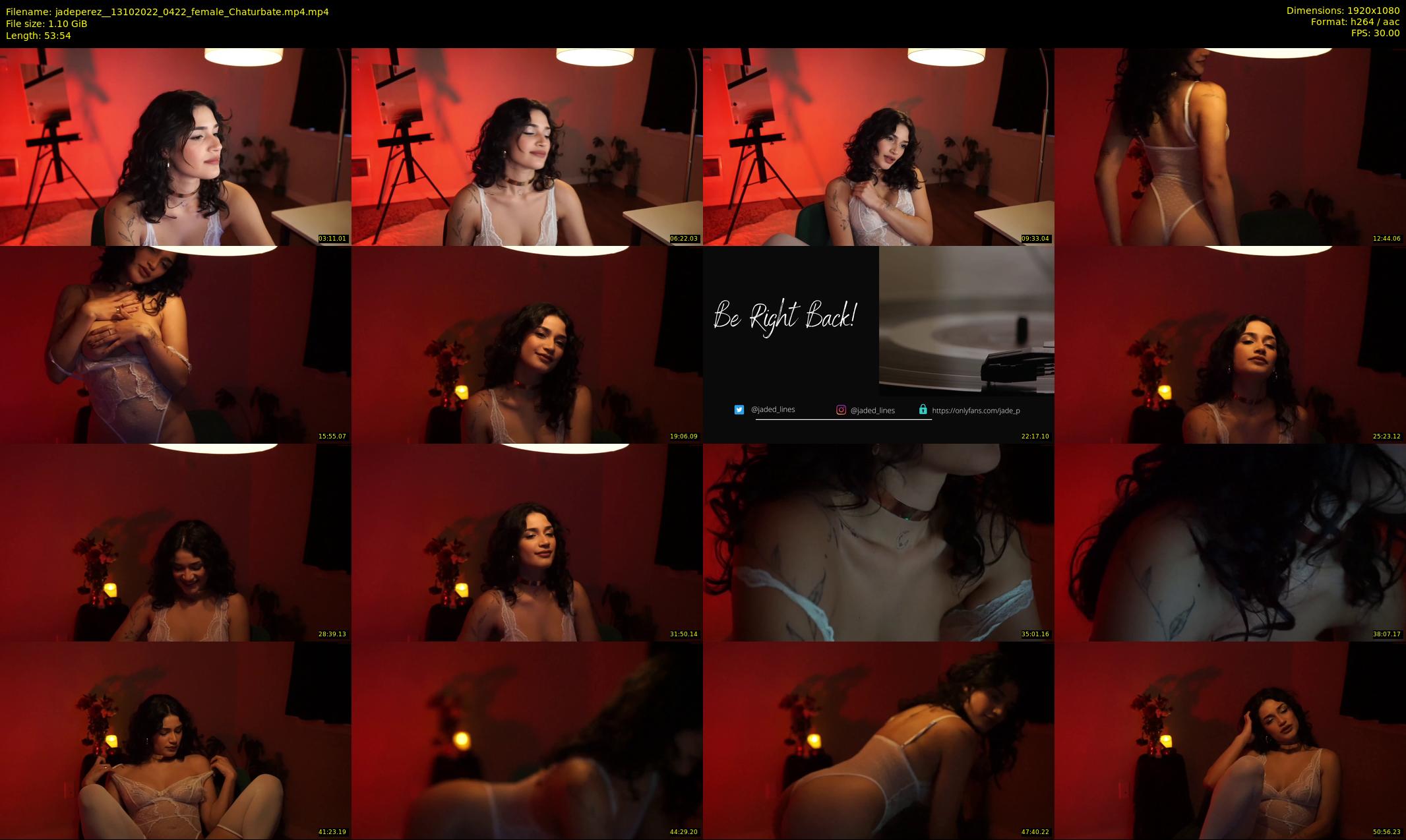 jadeperez_ — 54 minute Chaturbate female cam show recording, 1080p, Oct 13, 2022