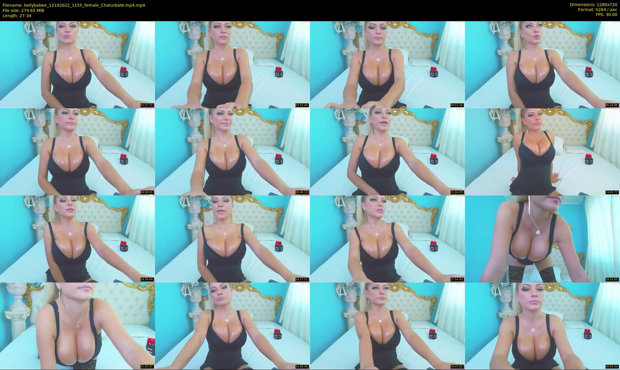 kellybabee — 28 minute Chaturbate female cam show recording, 720p, Oct 12, 2022