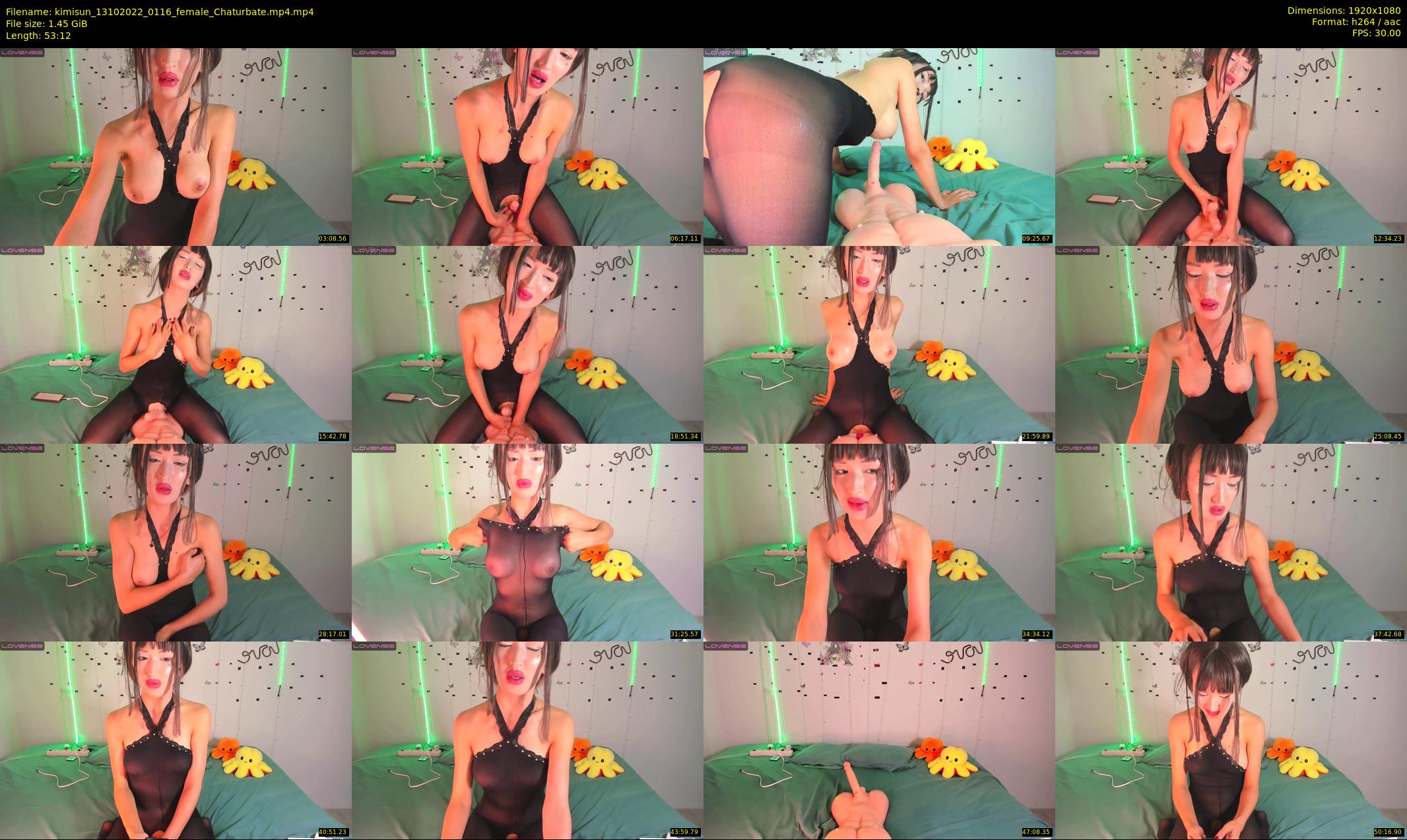 kimisun — 54 minute Chaturbate female cam show recording, 1080p, Oct 13, 2022