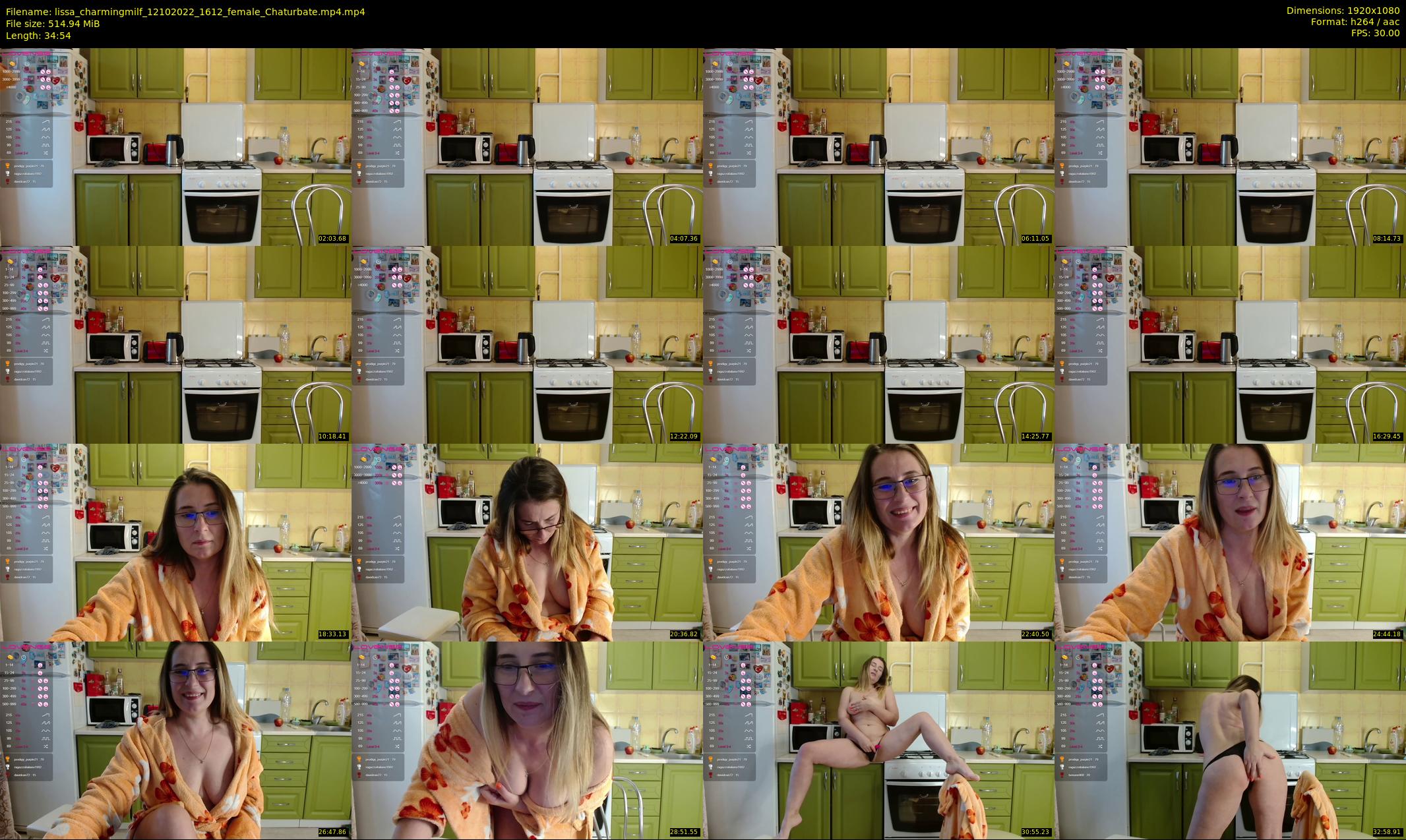 lissa_charmingmilf — 35 minute Chaturbate female cam show recording, 1080p, Oct 12, 2022