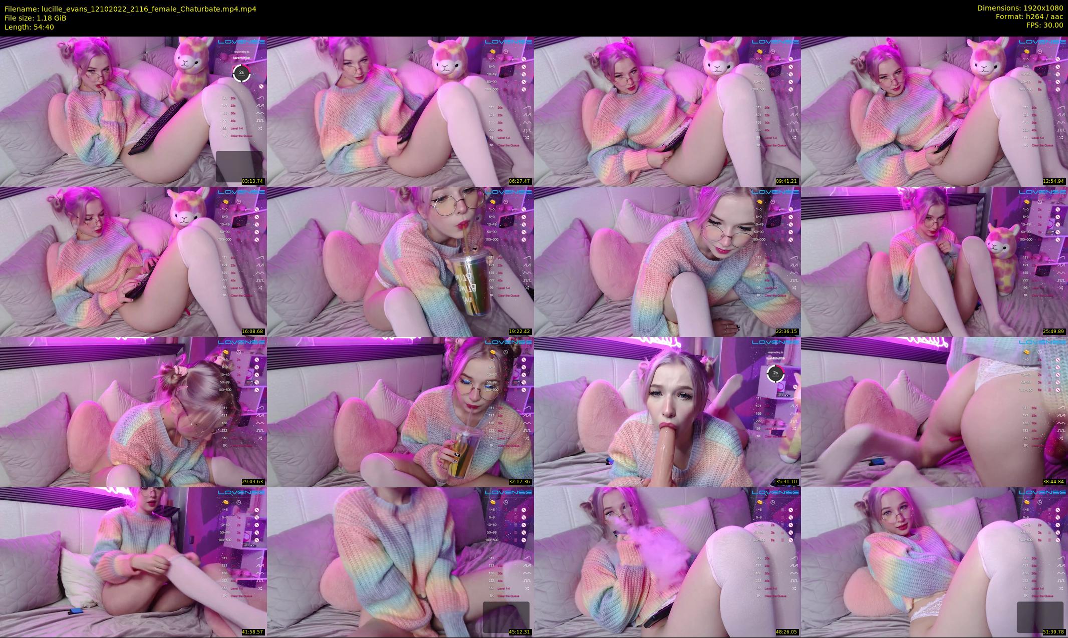 lucille_evans — 55 minute Chaturbate female cam show recording, 1080p, Oct 12, 2022