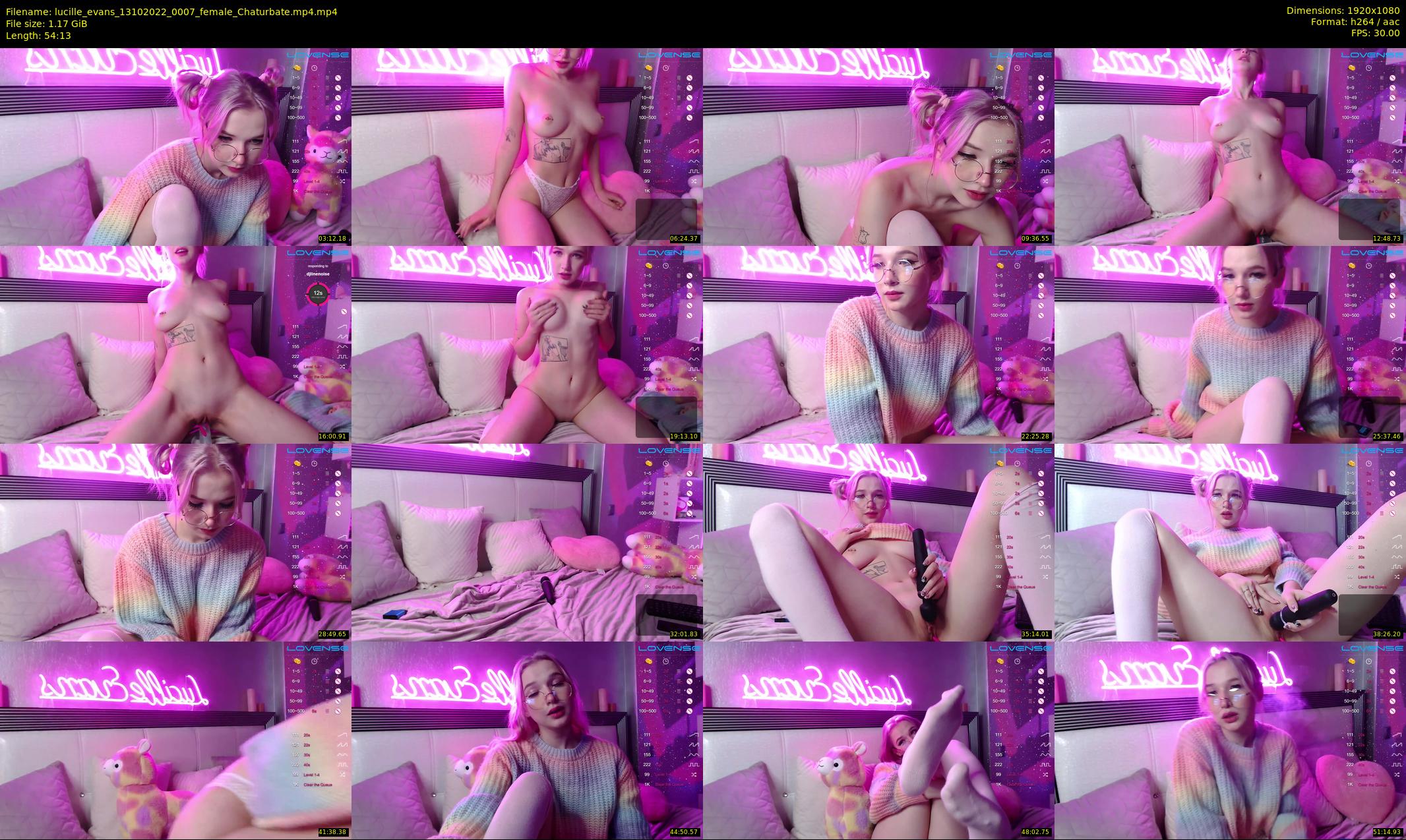 lucille_evans — 55 minute Chaturbate female cam show recording, 1080p, Oct 13, 2022