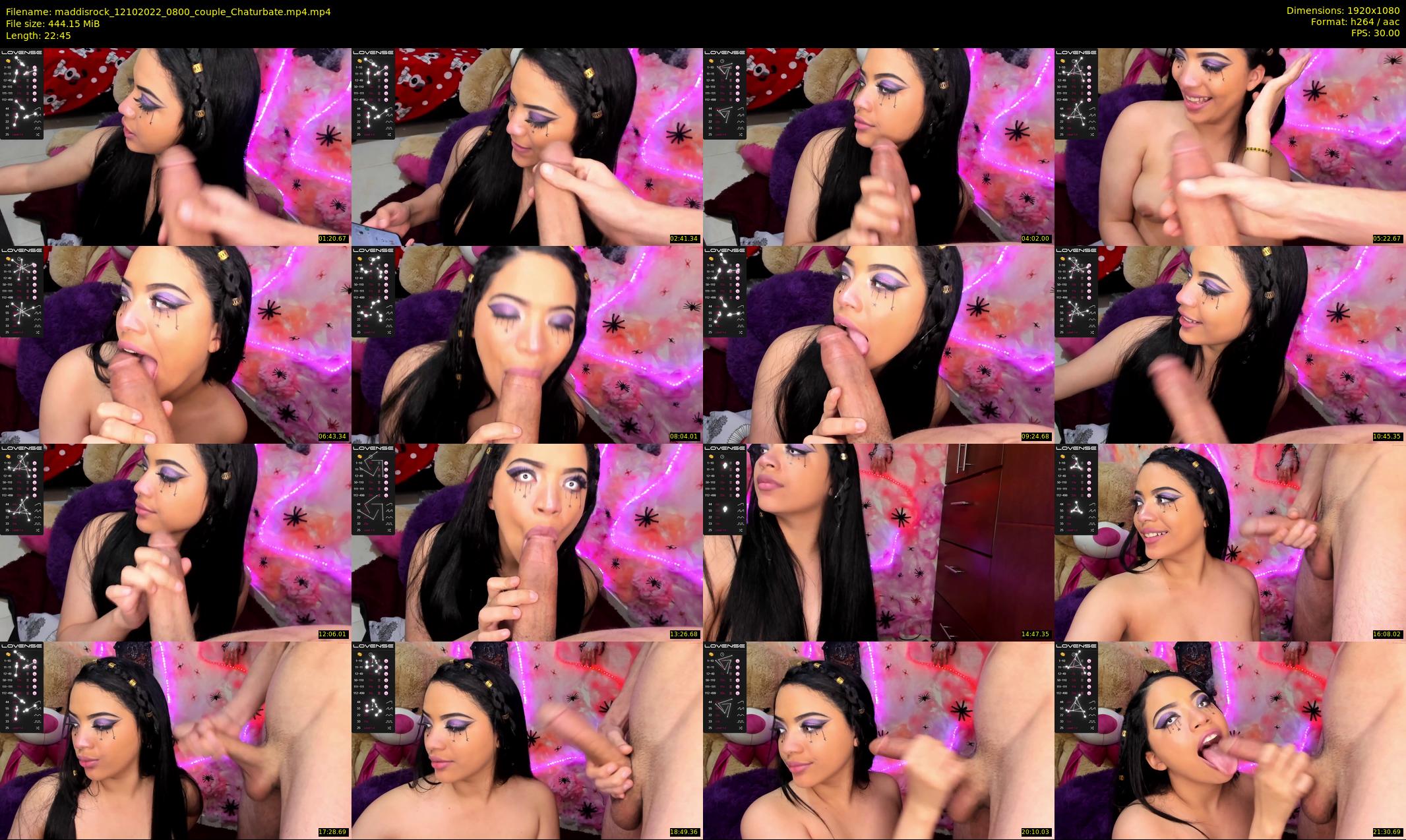 maddisrock — 23 minute Chaturbate couple cam show recording, 1080p, Oct 12, 2022