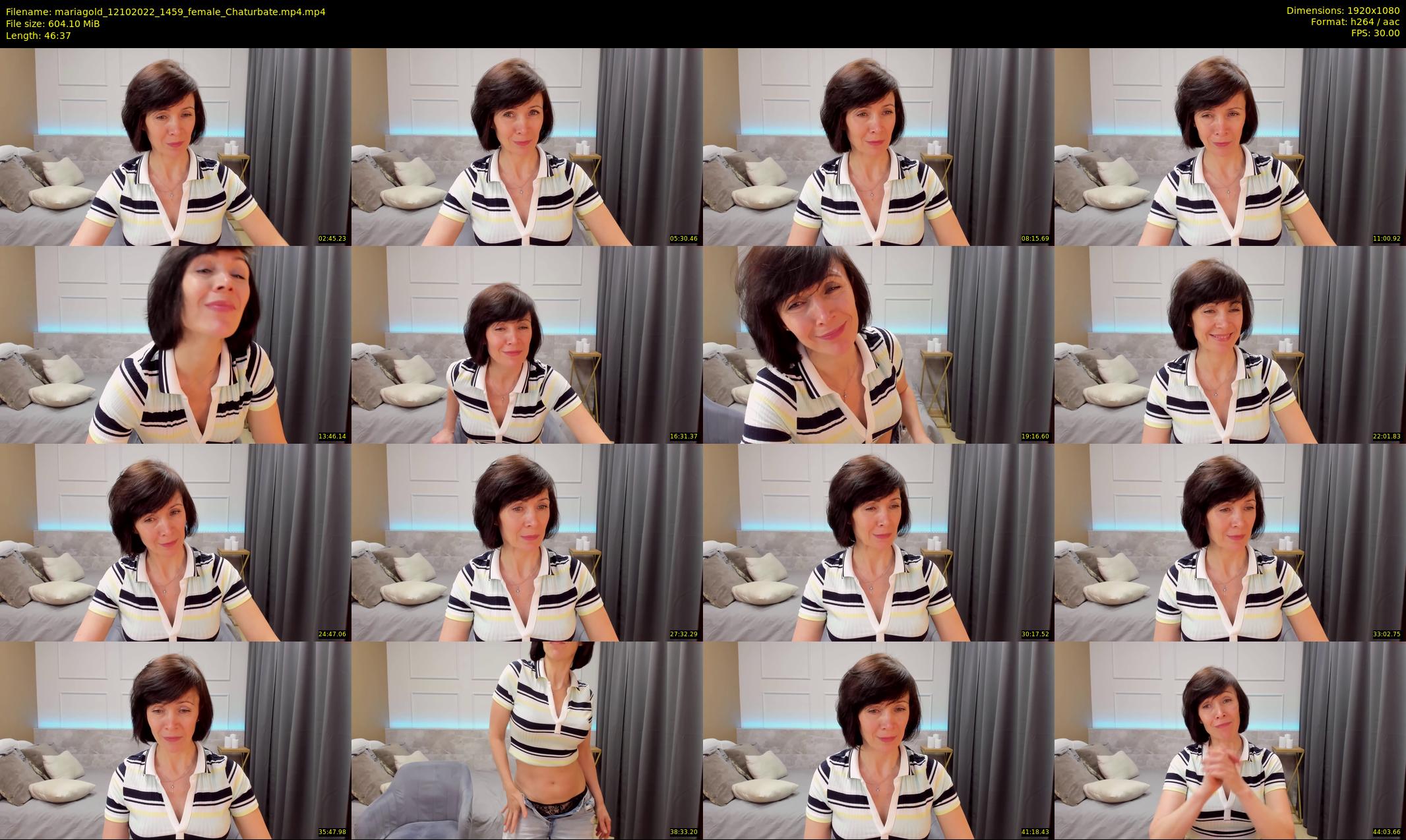 mariagold — 47 minute Chaturbate female cam show recording, 1080p, Oct 12, 2022
