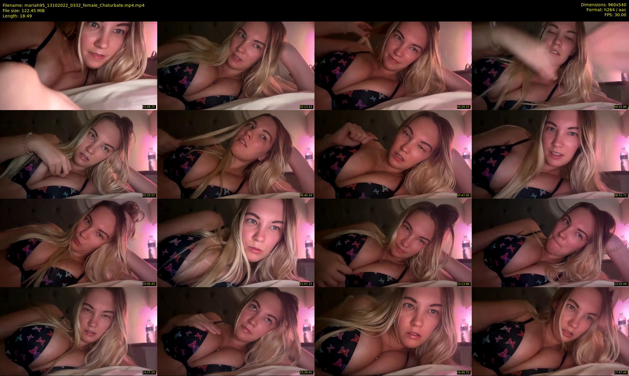 mariah95 — 19 minute Chaturbate female cam show recording, 480p, Oct 13, 2022