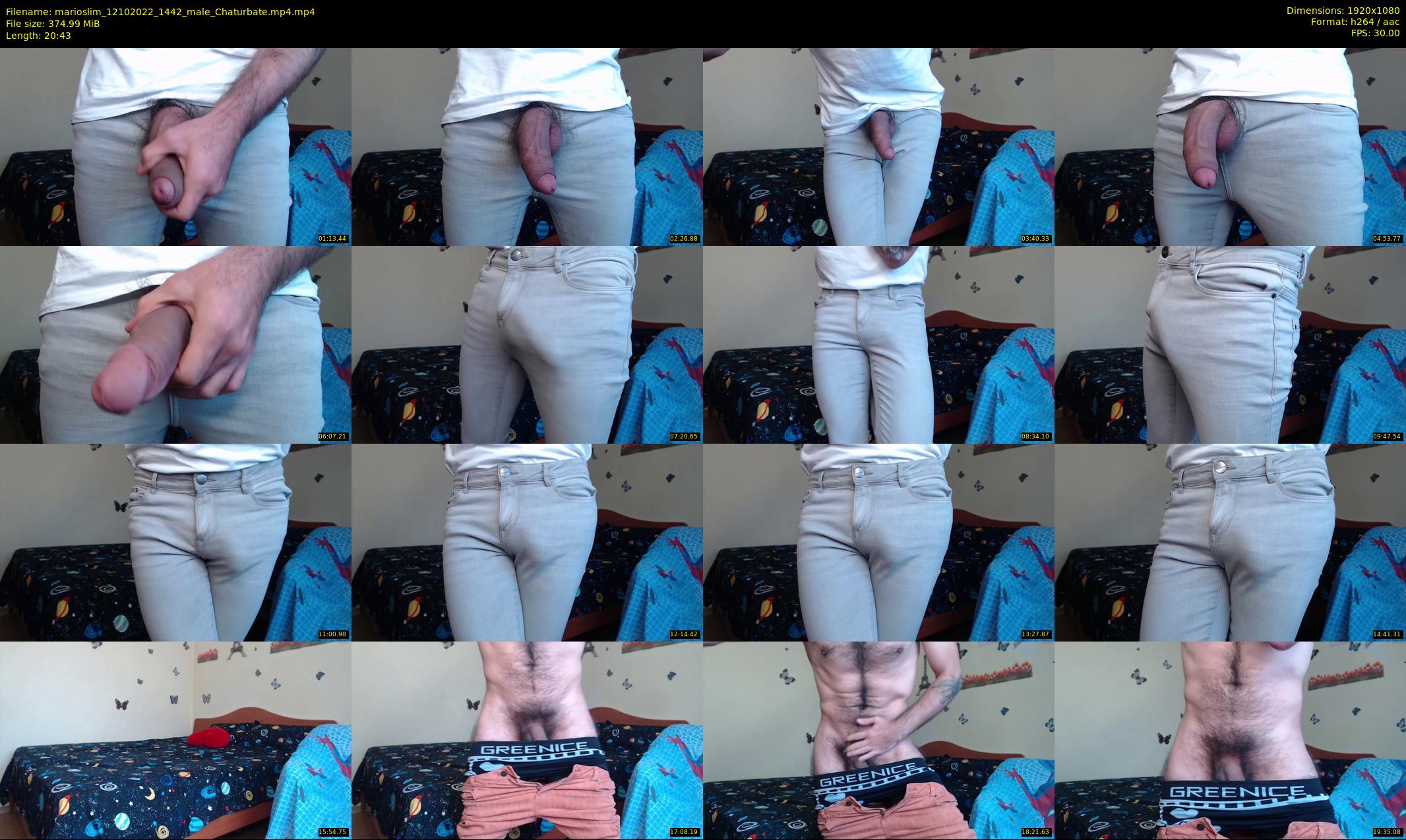 marioslim — 21 minute Chaturbate male cam show recording, 1080p, Oct 12, 2022
