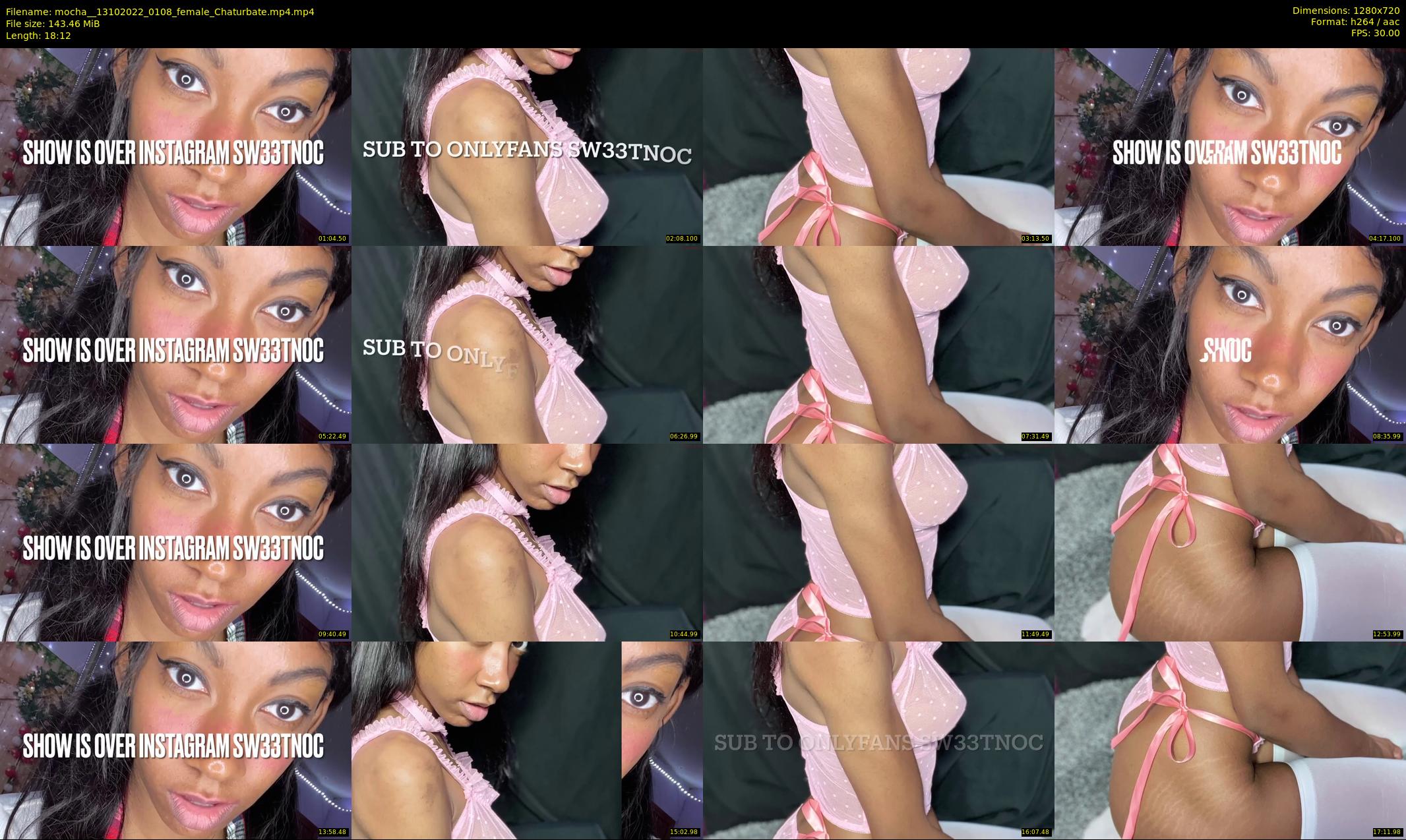 mocha_ — 19 minute Chaturbate female cam show recording, 720p, Oct 13, 2022