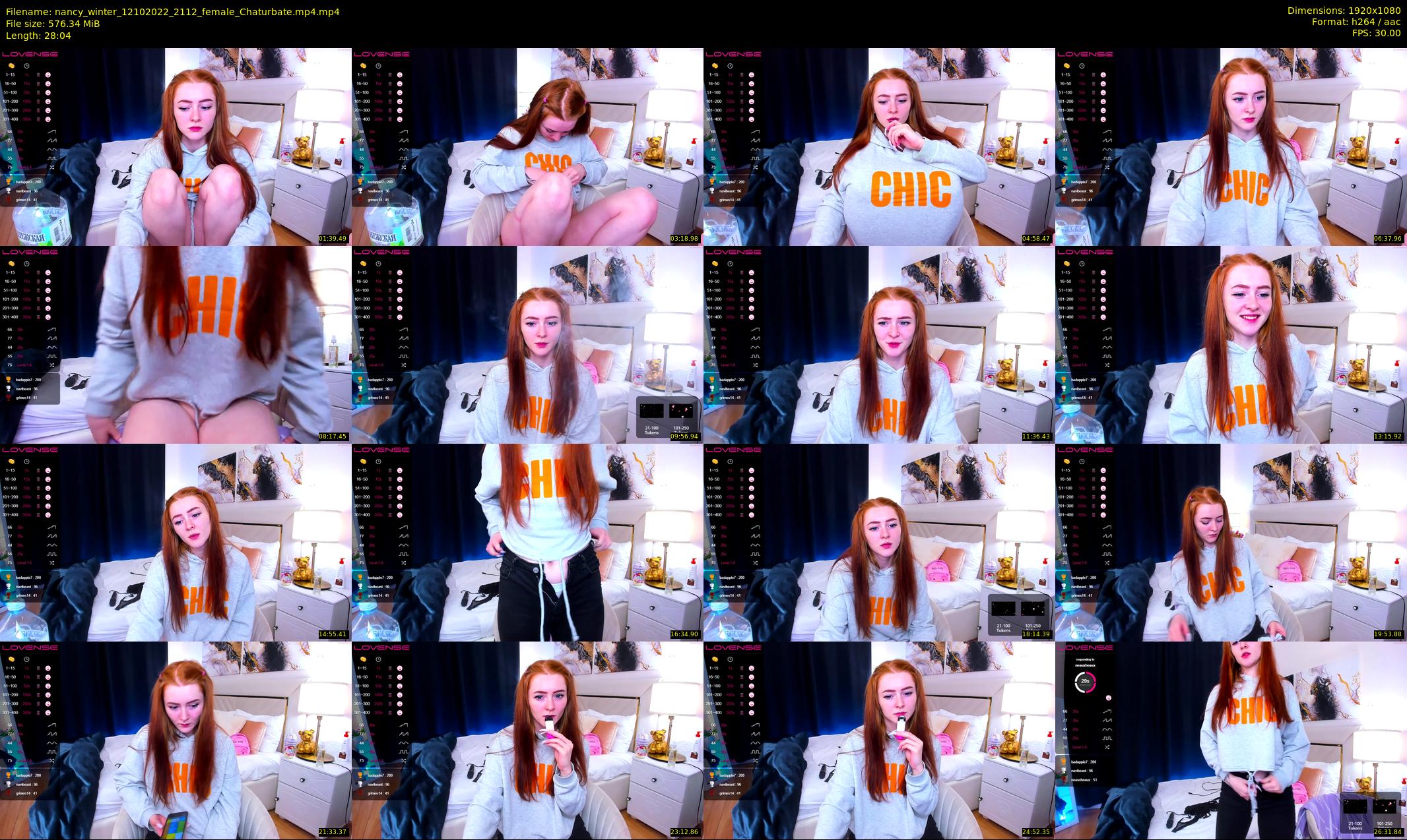 nancy_winter — 29 minute Chaturbate female cam show recording, 1080p, Oct 12, 2022