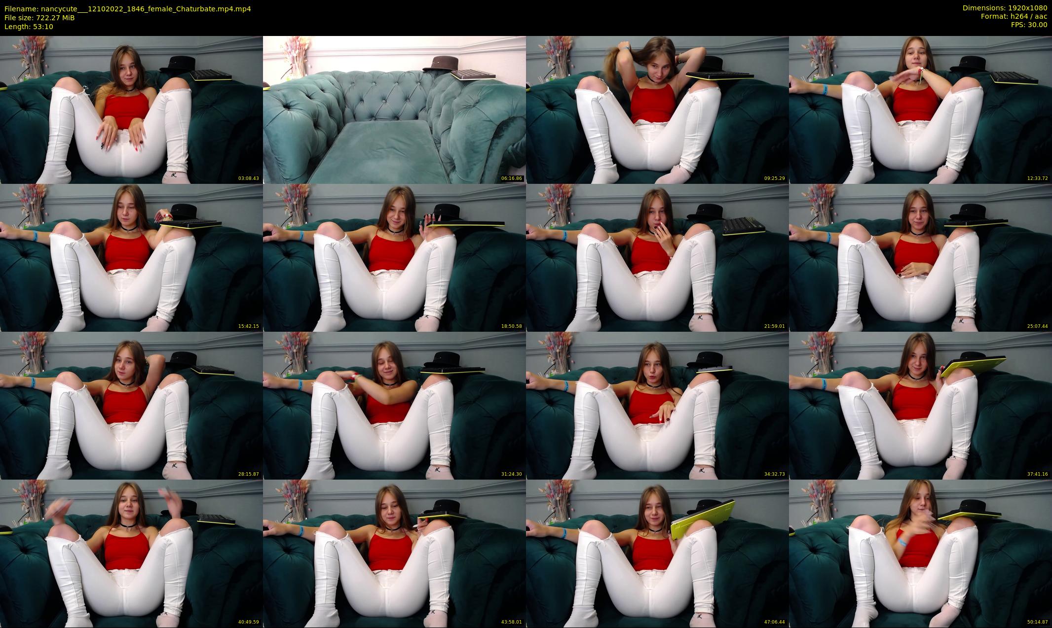 nancycute__ — 54 minute Chaturbate female cam show recording, 1080p, Oct 12, 2022