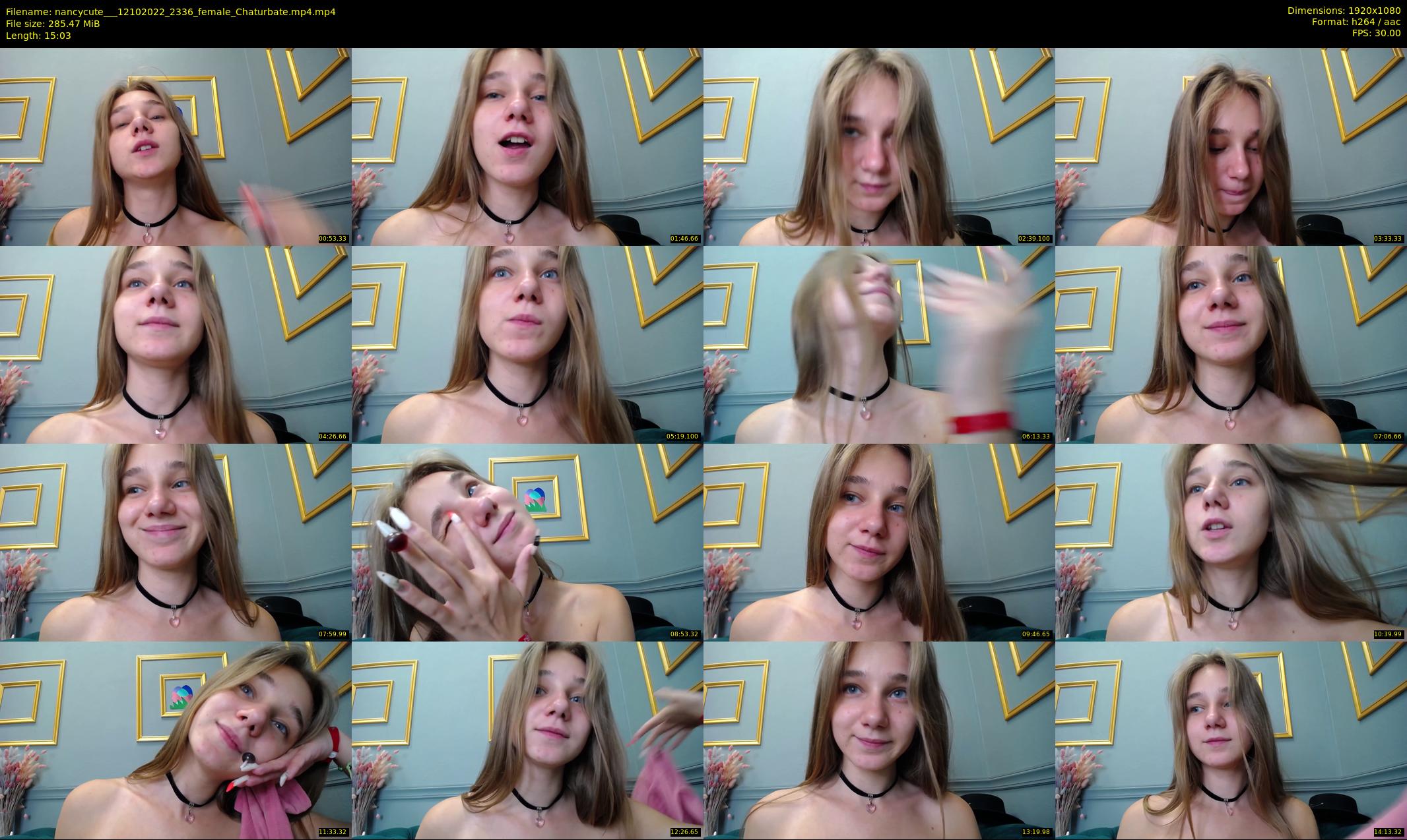 nancycute__ — 16 minute Chaturbate female cam show recording, 1080p, Oct 12, 2022