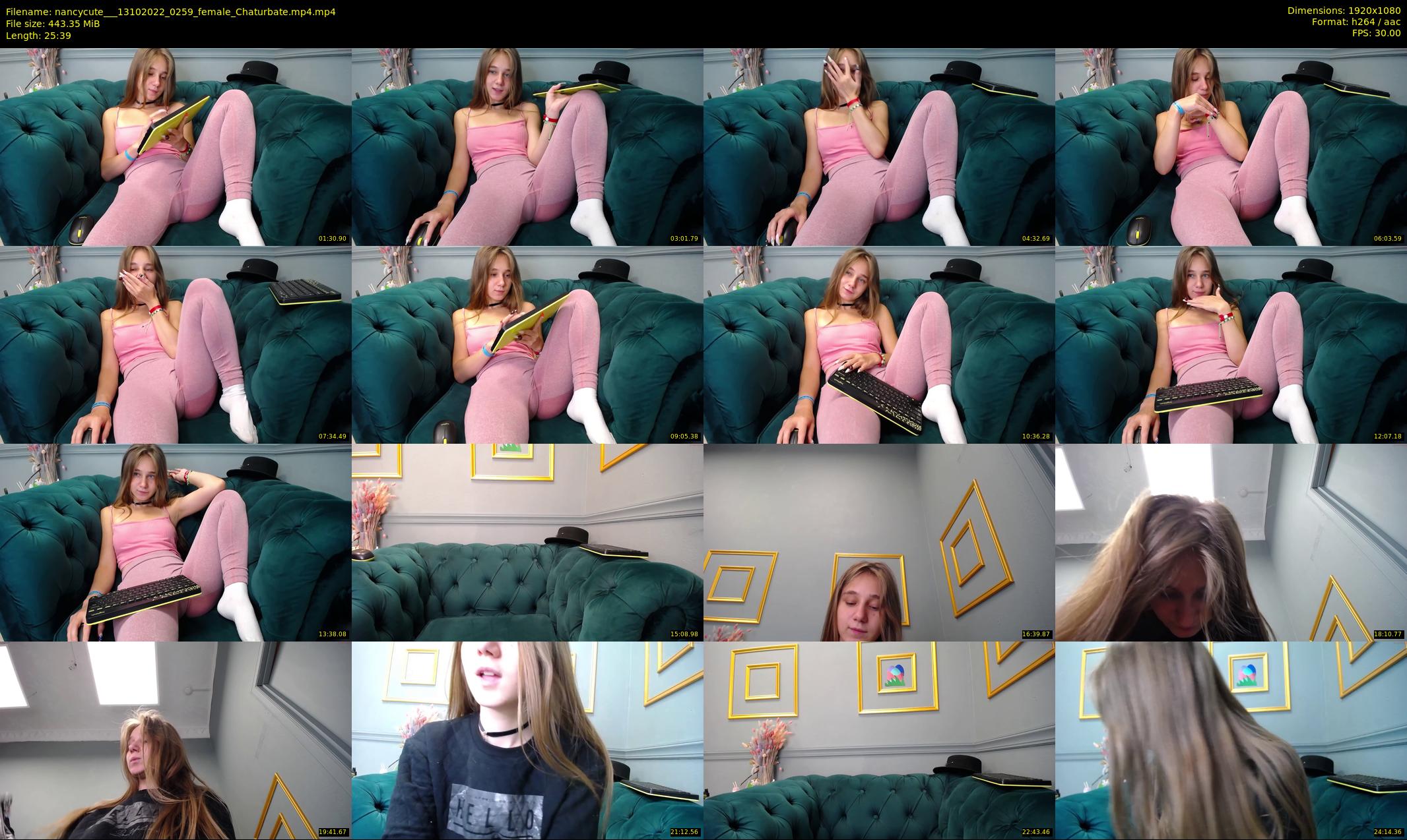nancycute__ — 26 minute Chaturbate female cam show recording, 1080p, Oct 13, 2022