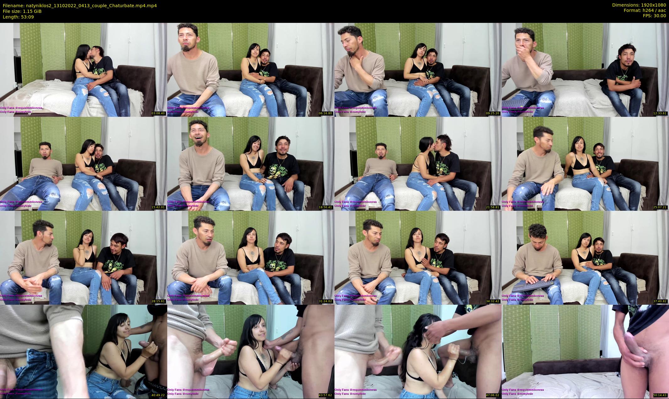 natyniklos2 — 54 minute Chaturbate couple cam show recording, 1080p, Oct 13, 2022