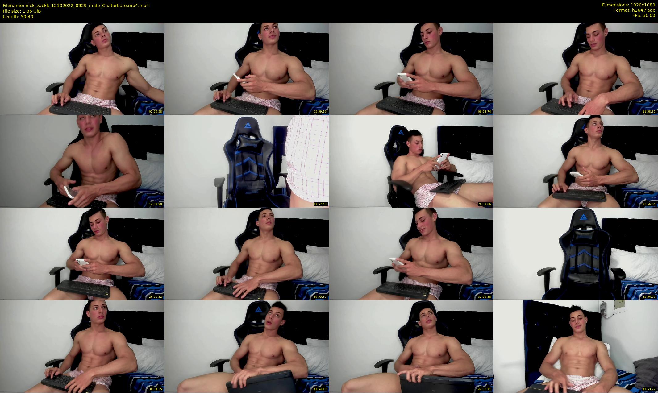 nick_zackk — 51 minute Chaturbate male cam show recording, 1080p, Oct 12, 2022