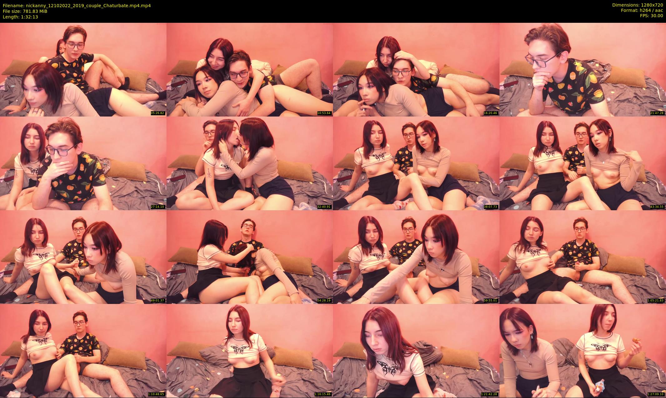 nickanny — 93 minute Chaturbate couple cam show recording, 720p, Oct 12, 2022