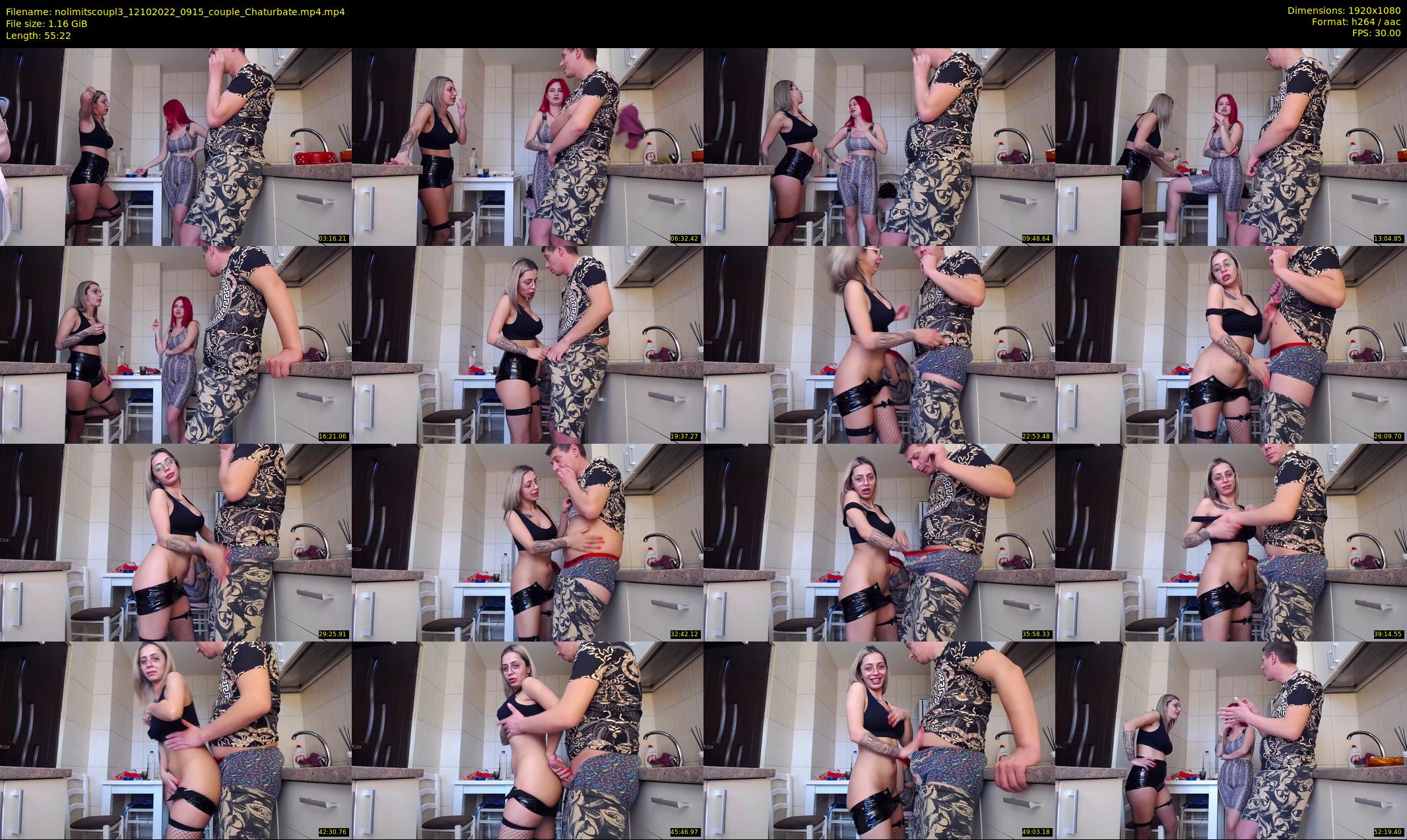 nolimitscoupl3 — 56 minute Chaturbate couple cam show recording, 1080p, Oct 12, 2022