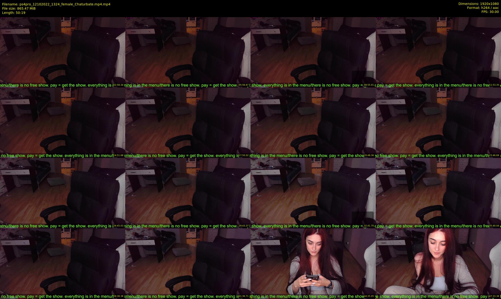 ps4pro — 51 minute Chaturbate female cam show recording, 1080p, Oct 12, 2022