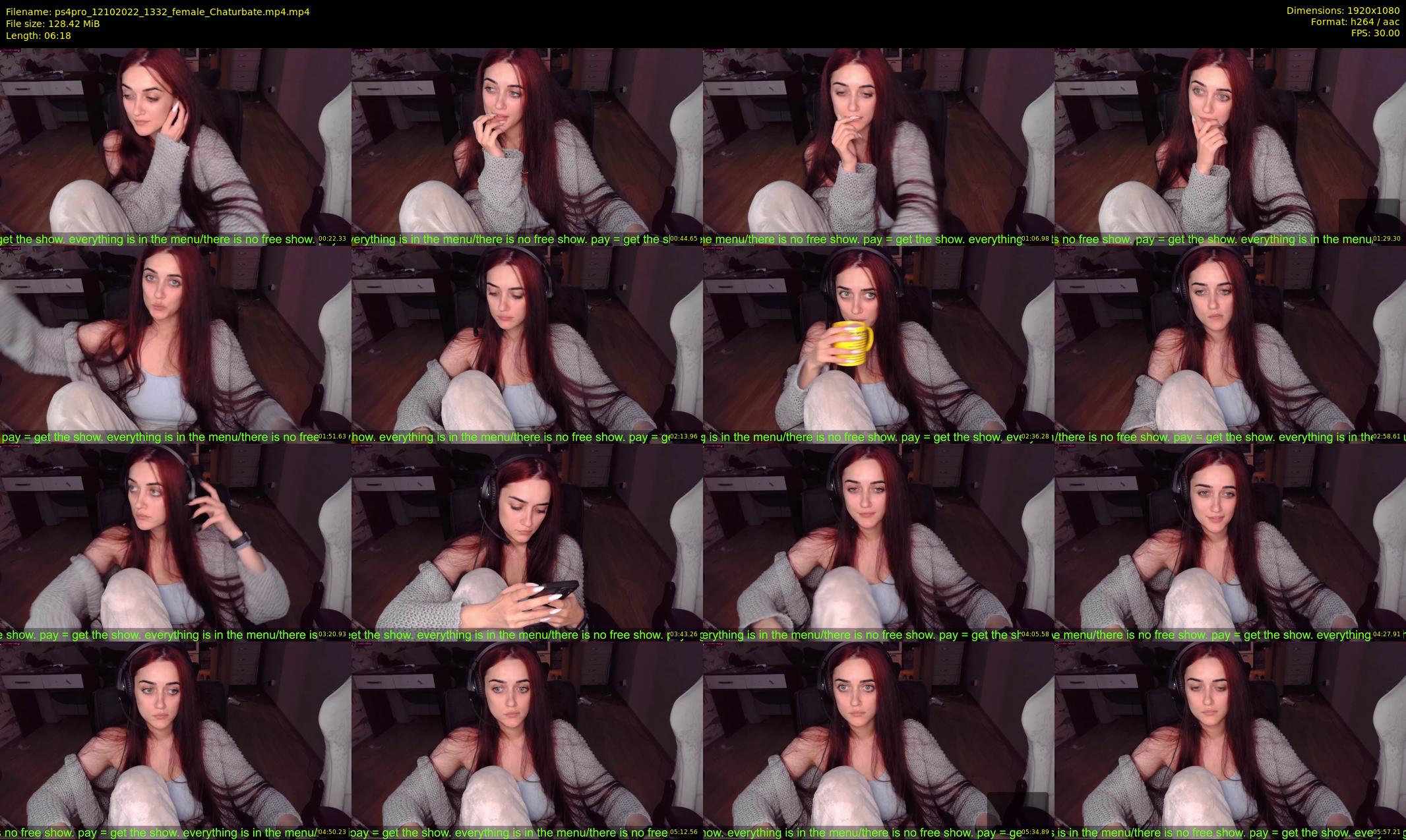 ps4pro — 7 minute Chaturbate female cam show recording, 1080p, Oct 12, 2022