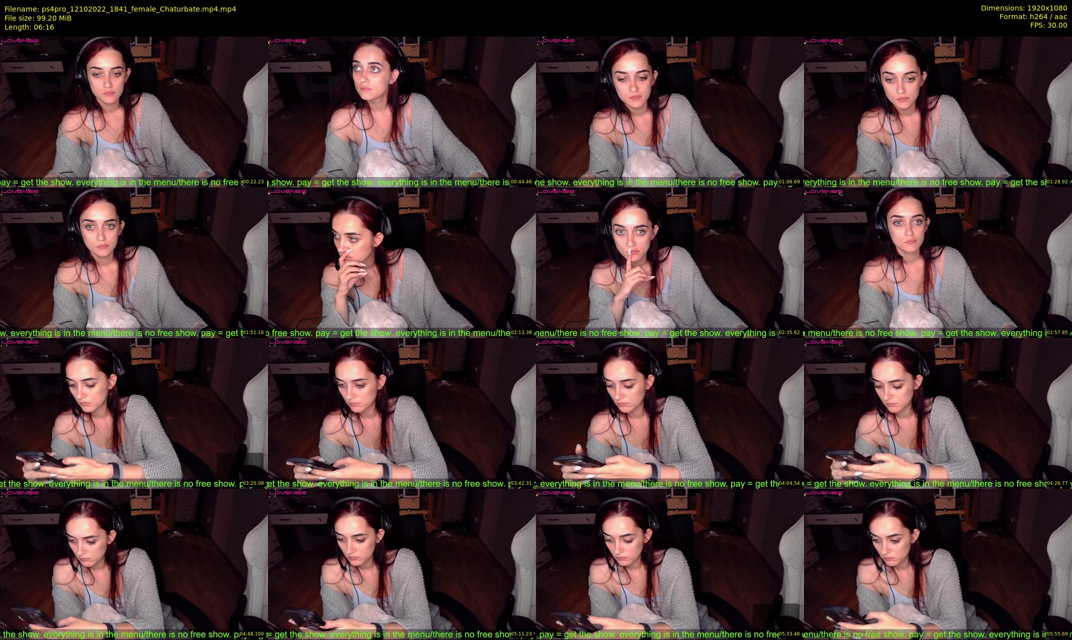 ps4pro — 7 minute Chaturbate female cam show recording, 1080p, Oct 12, 2022