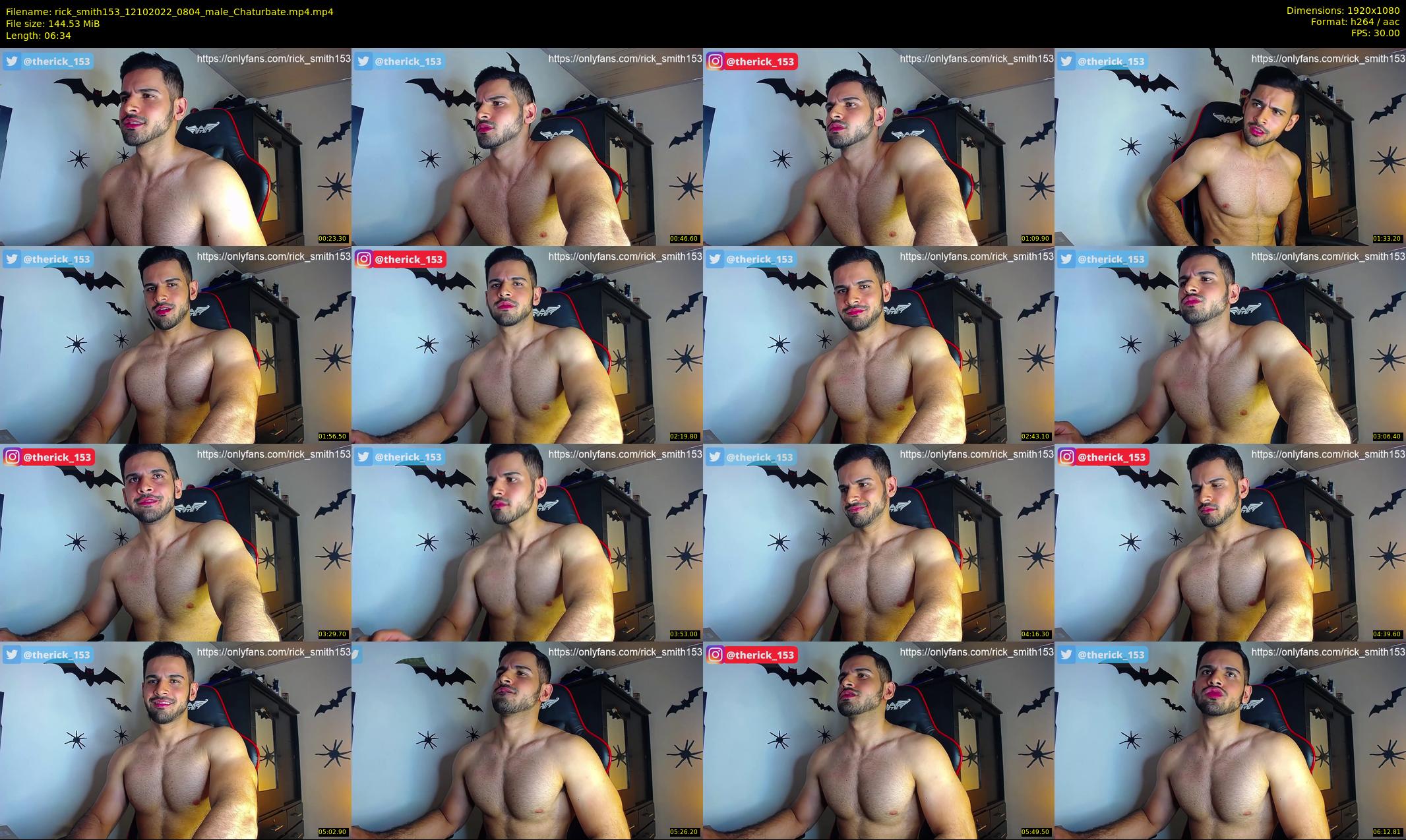 rick_smith153 — 7 minute Chaturbate male cam show recording, 1080p, Oct 12, 2022